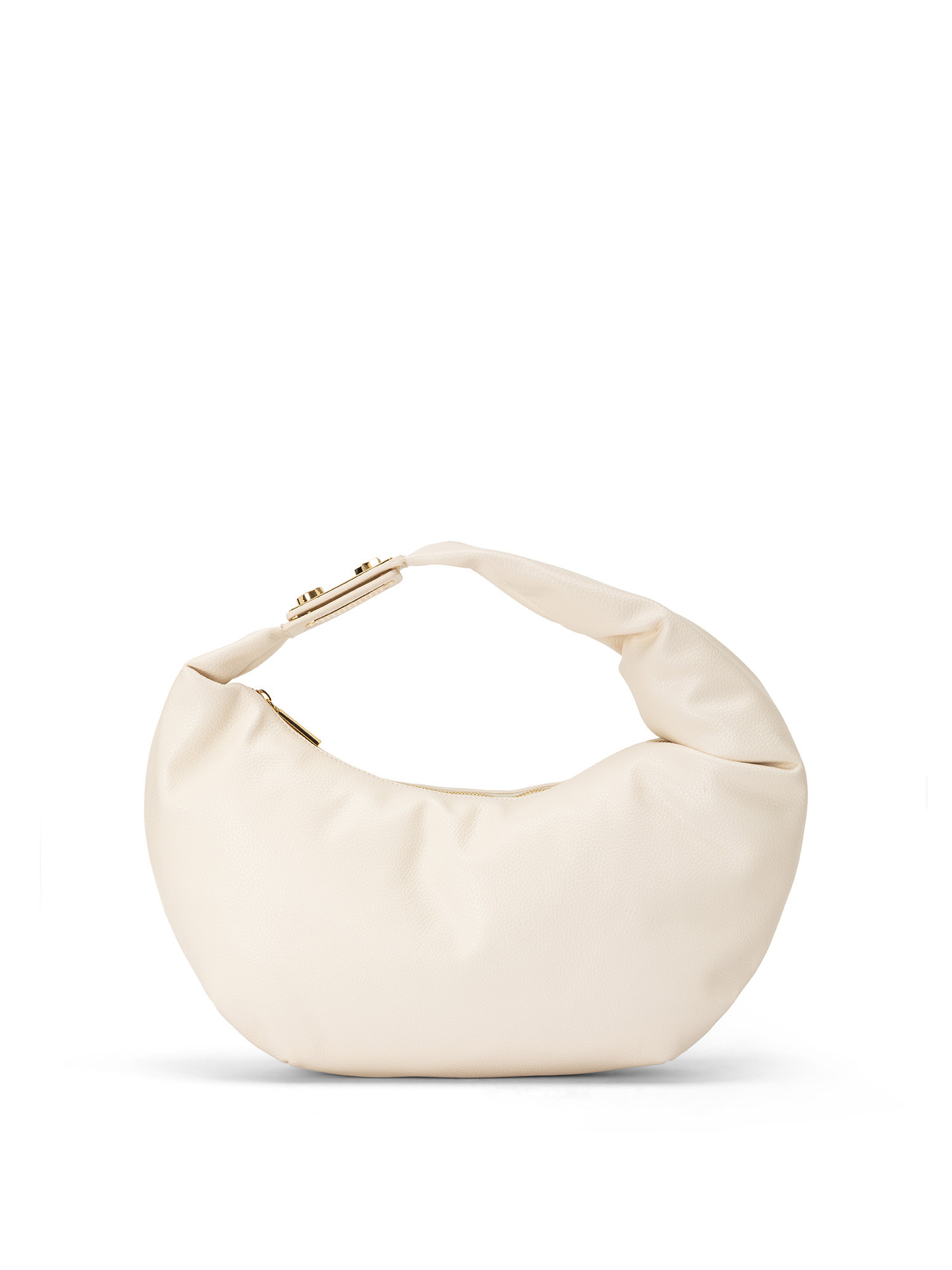 Soft shoulder bag with shoulder strap, White, large image number 0