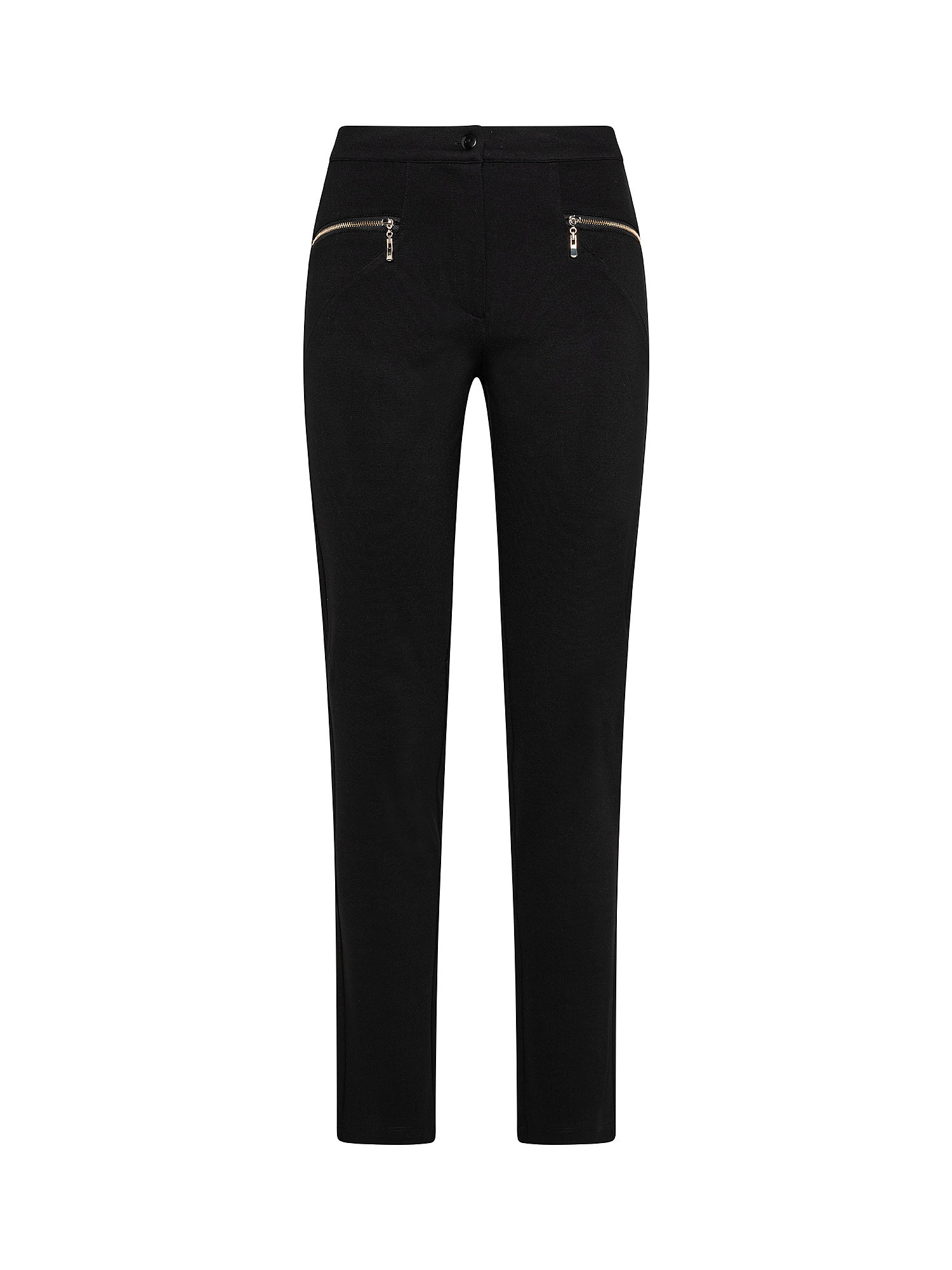 Trousers with pockets, Black, large image number 0