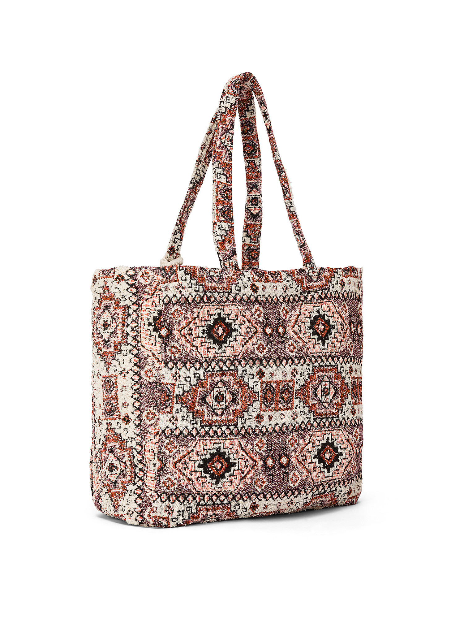 Koan - Patterned shopping bag, Beige, large image number 1