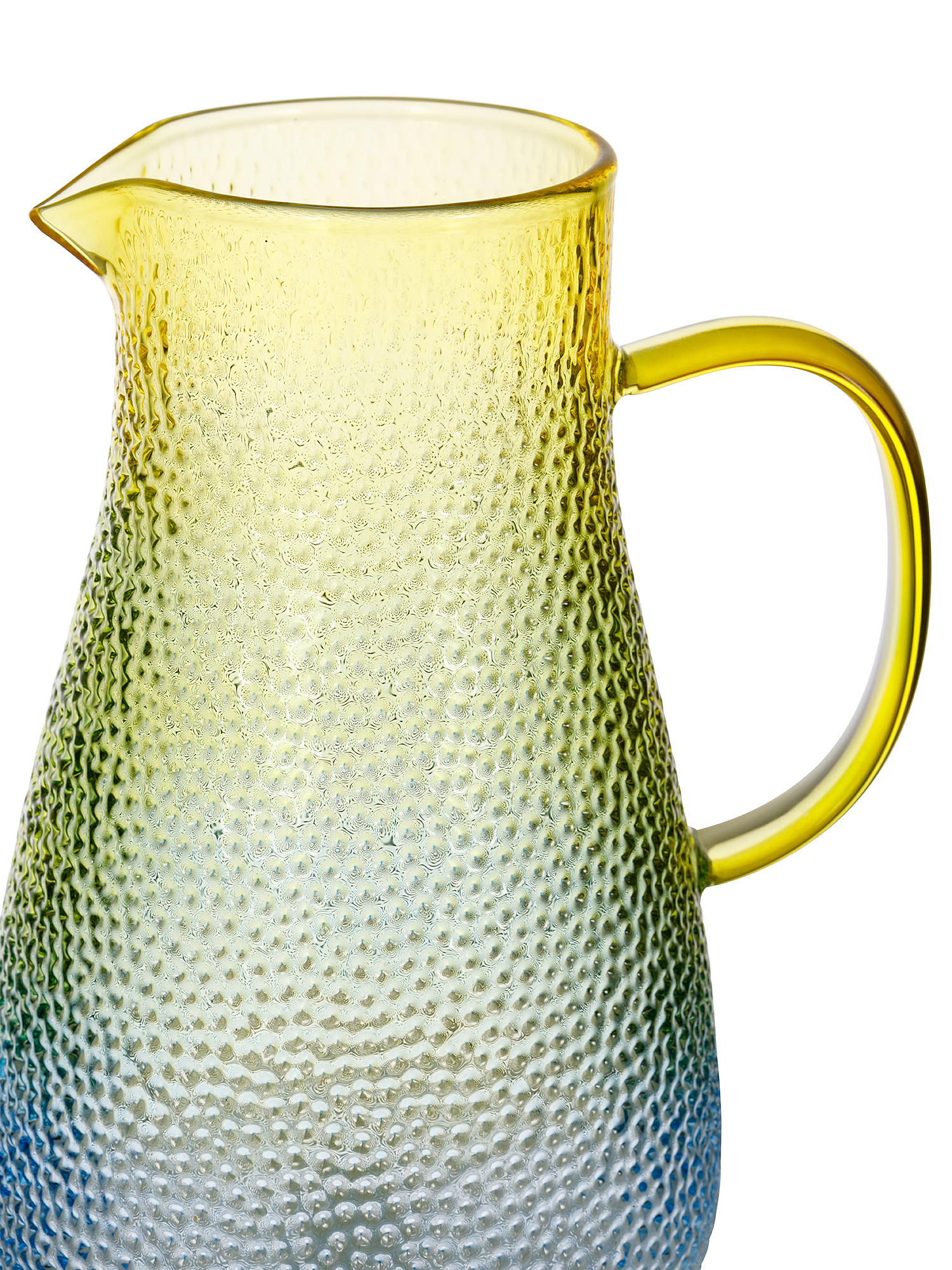 Two-tone glass carafe, Light Blue, large image number 1