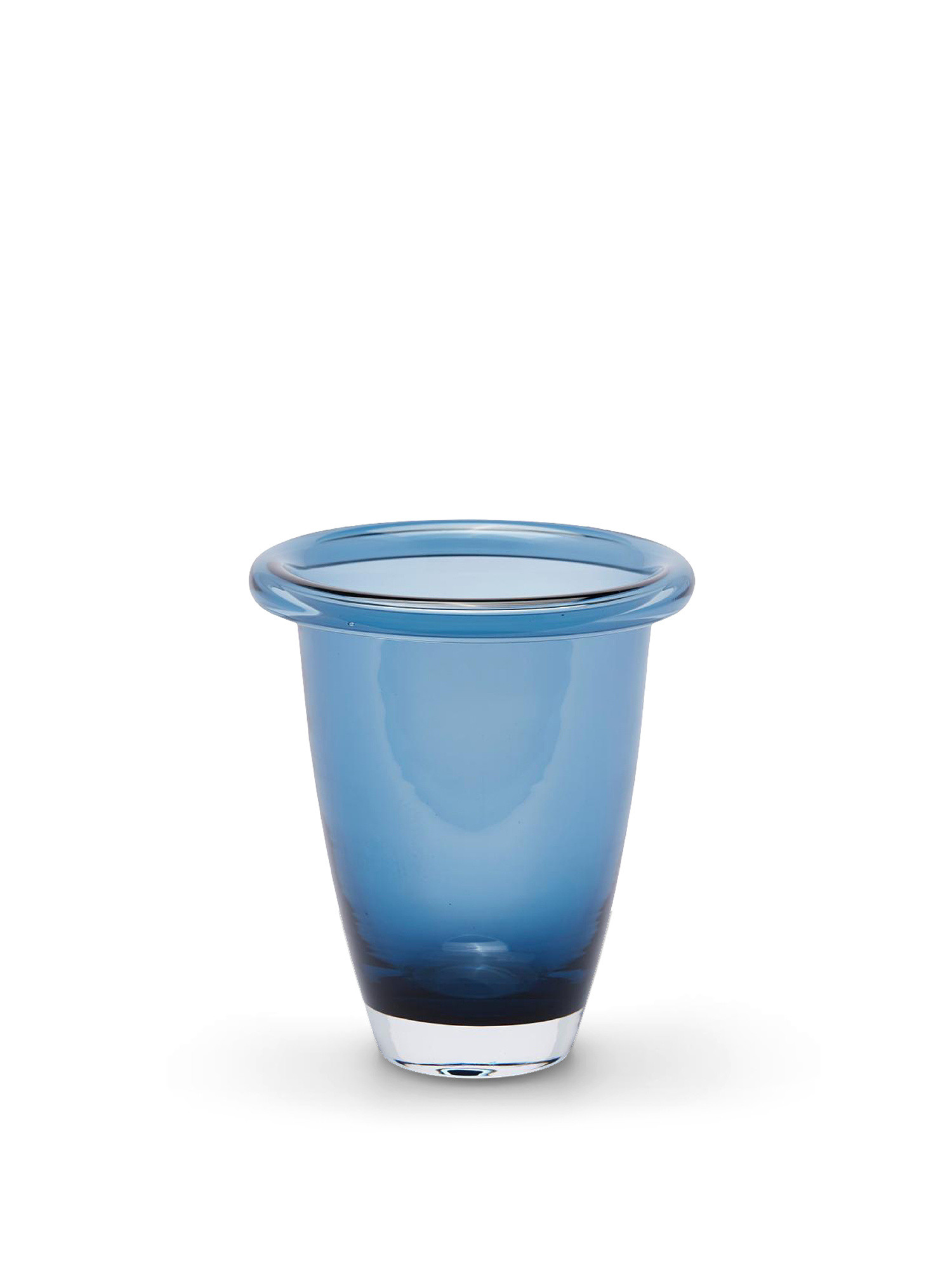 Glass vase, Blue, large image number 0