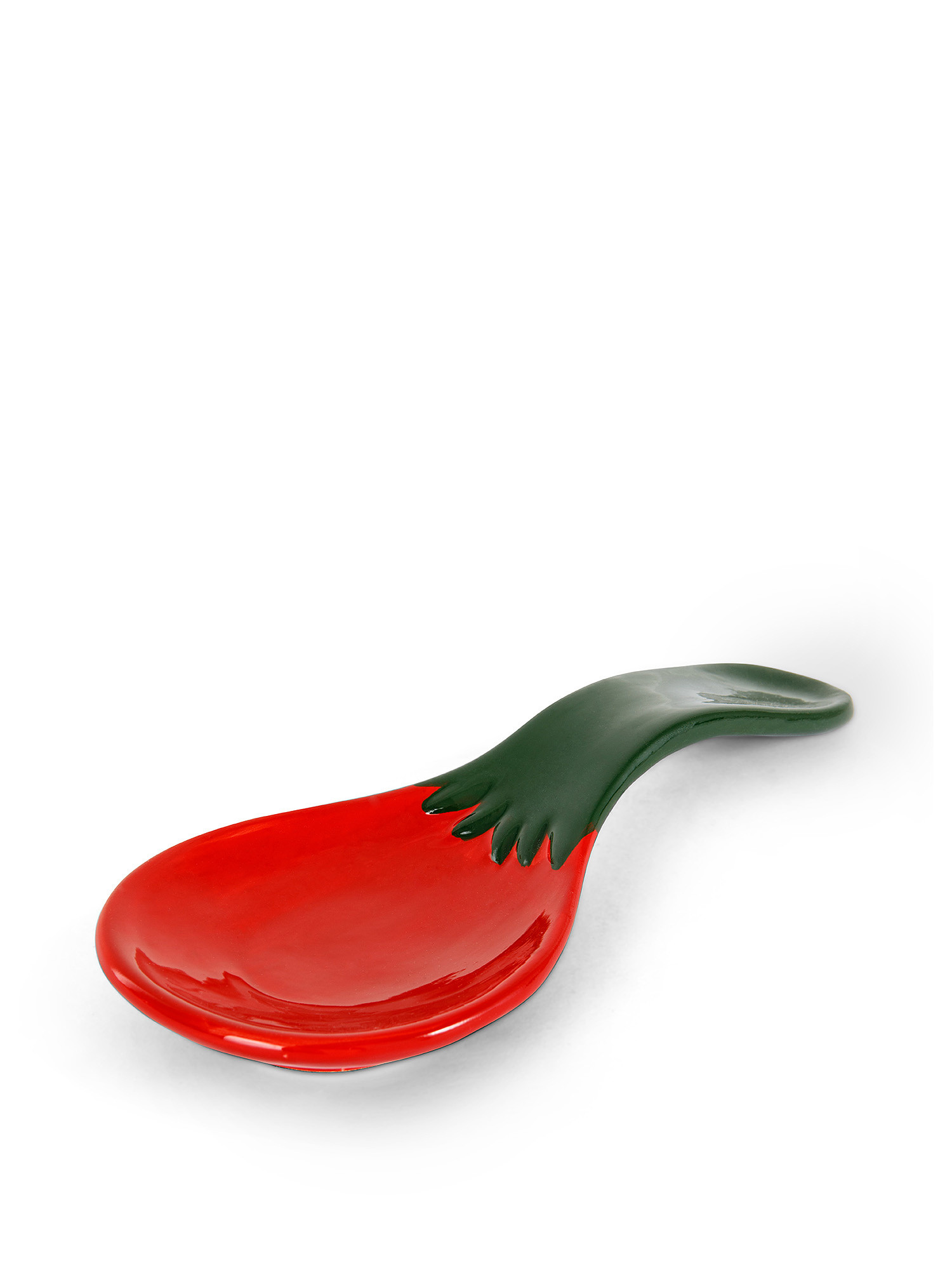 Ceramic tomato ladle holder, Red, large image number 1