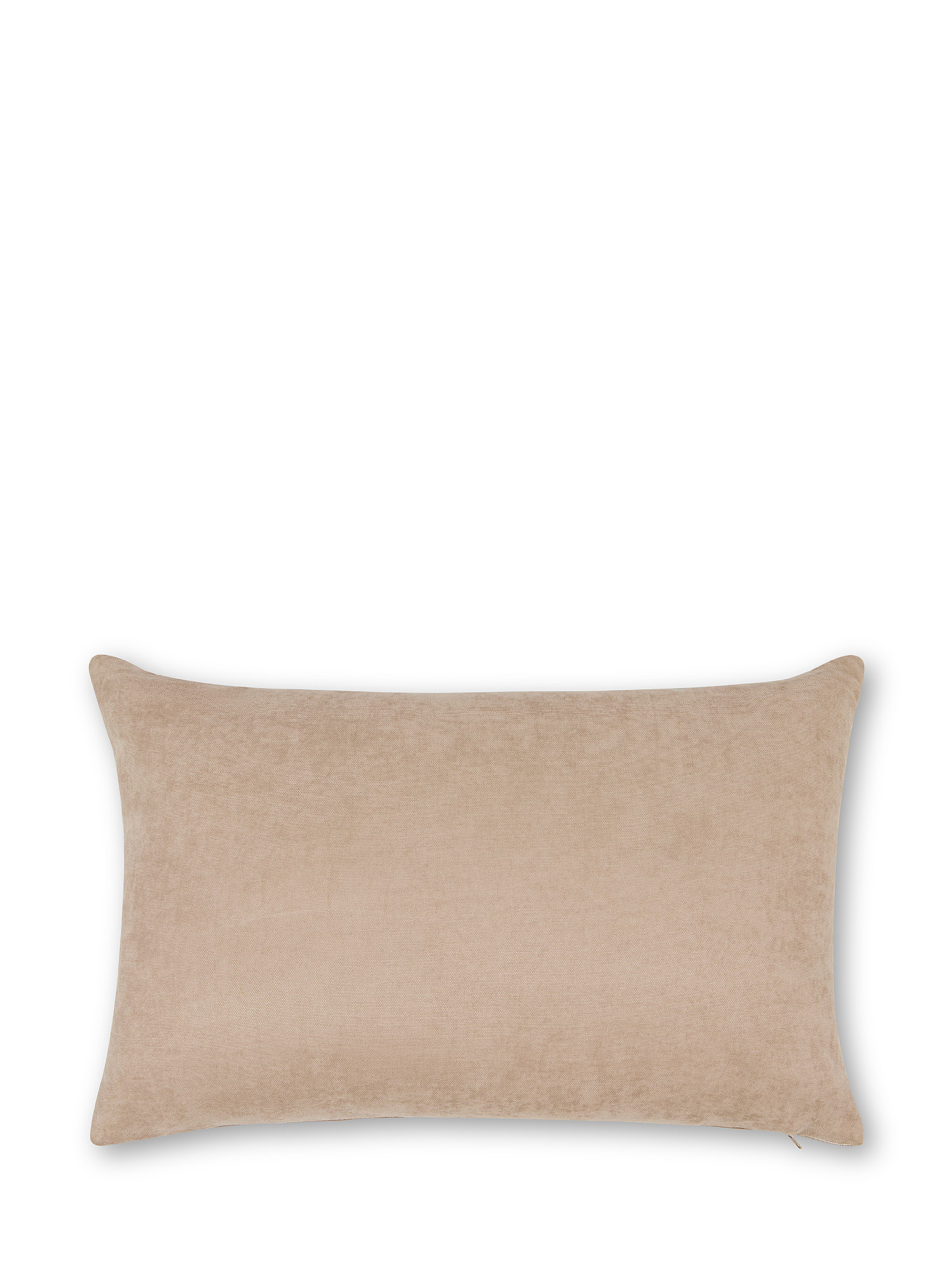 Cuscino 35x55 cm in cotone e lino, Beige, large image number 1