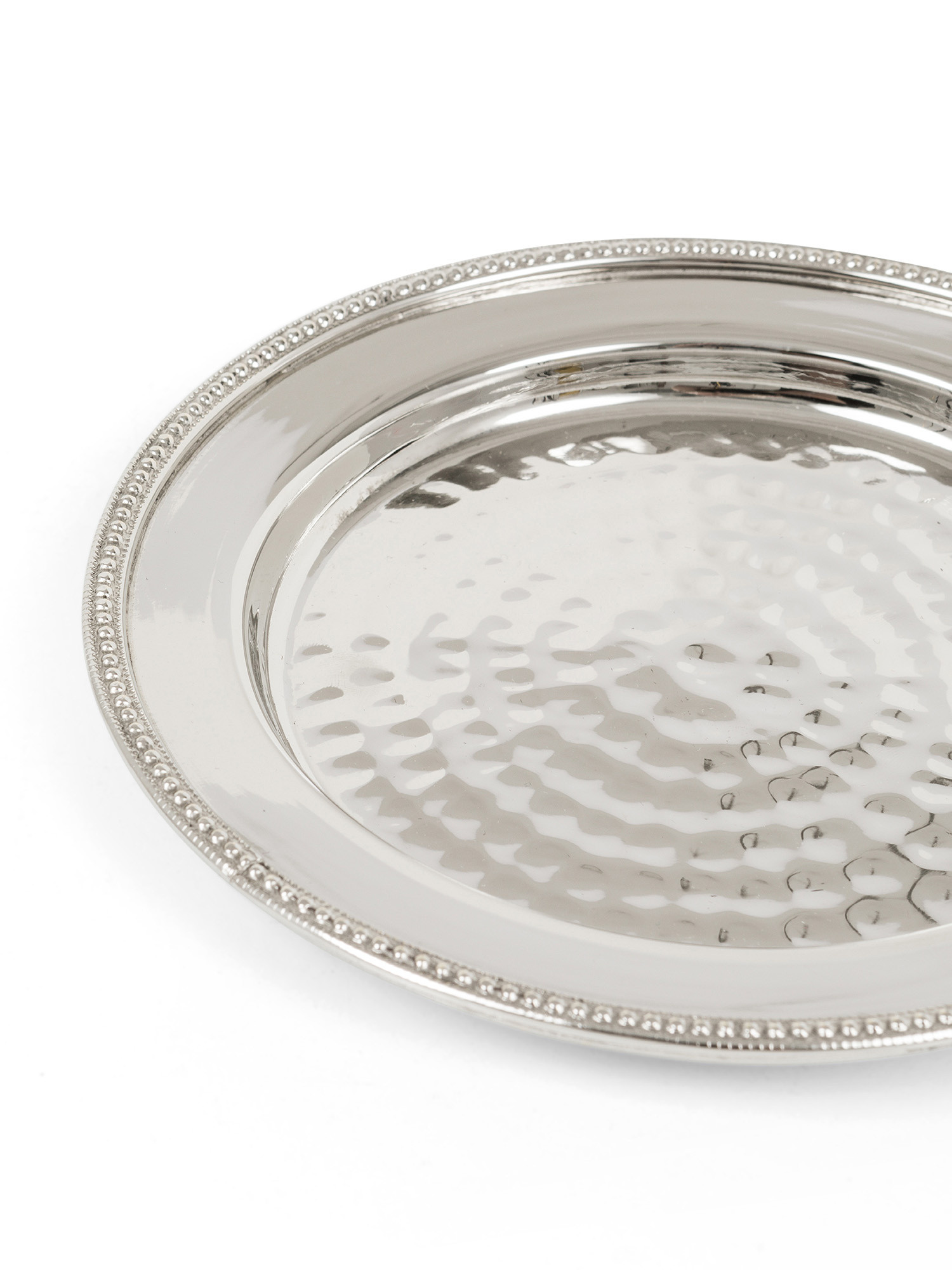 Bottle coaster in silver plated, Silver Grey, large image number 1