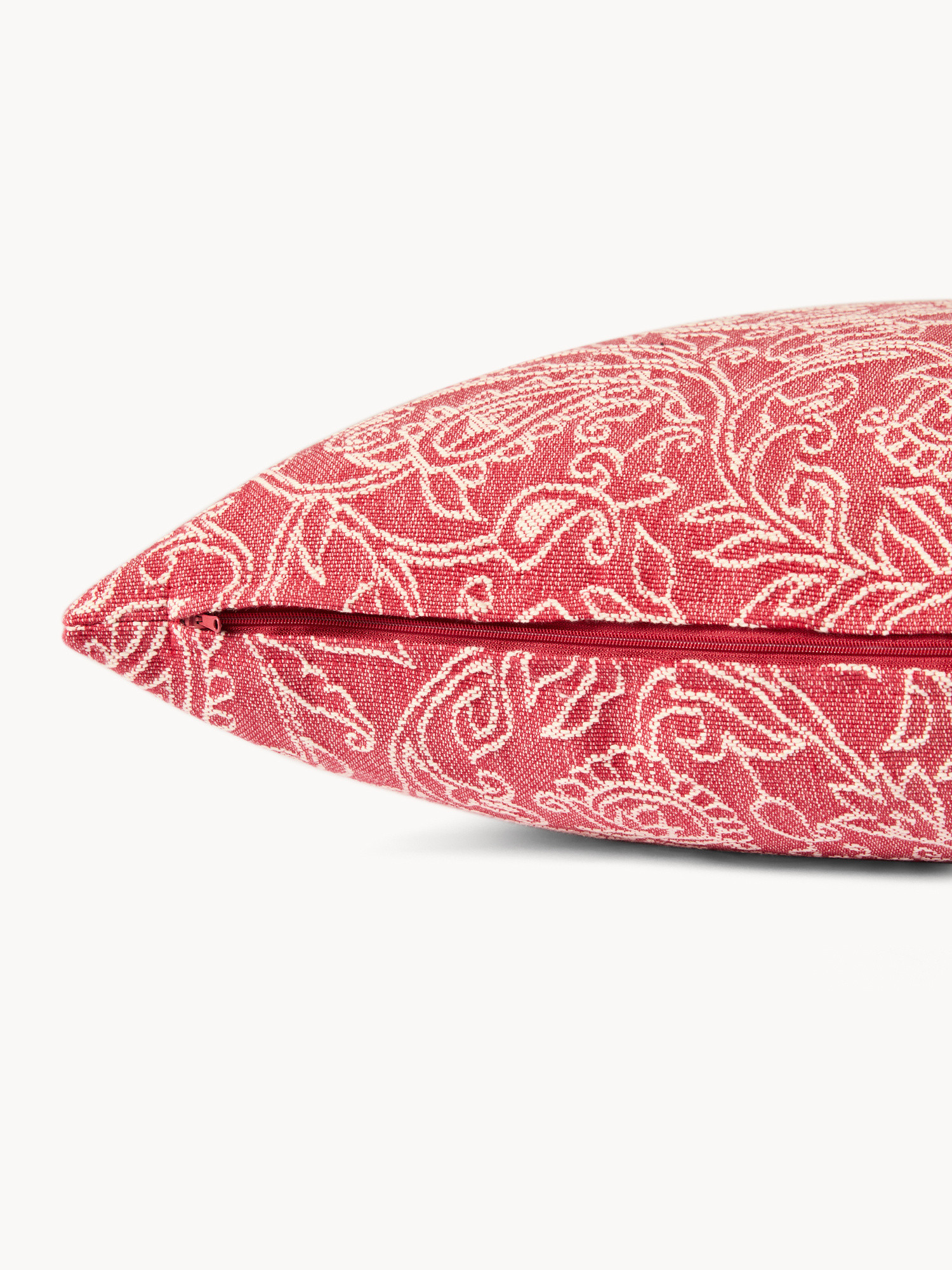 50x50 cm cotton jacquard cushion, Red, large image number 2