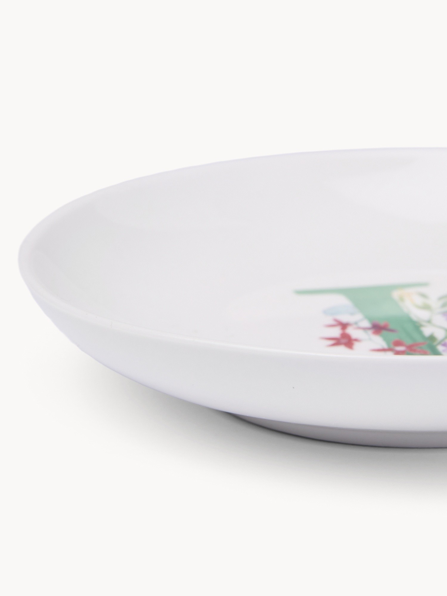 New bone china bread plate,letter I, White 1, large image number 0
