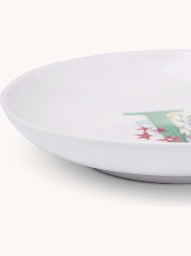New bone china bread plate,letter I