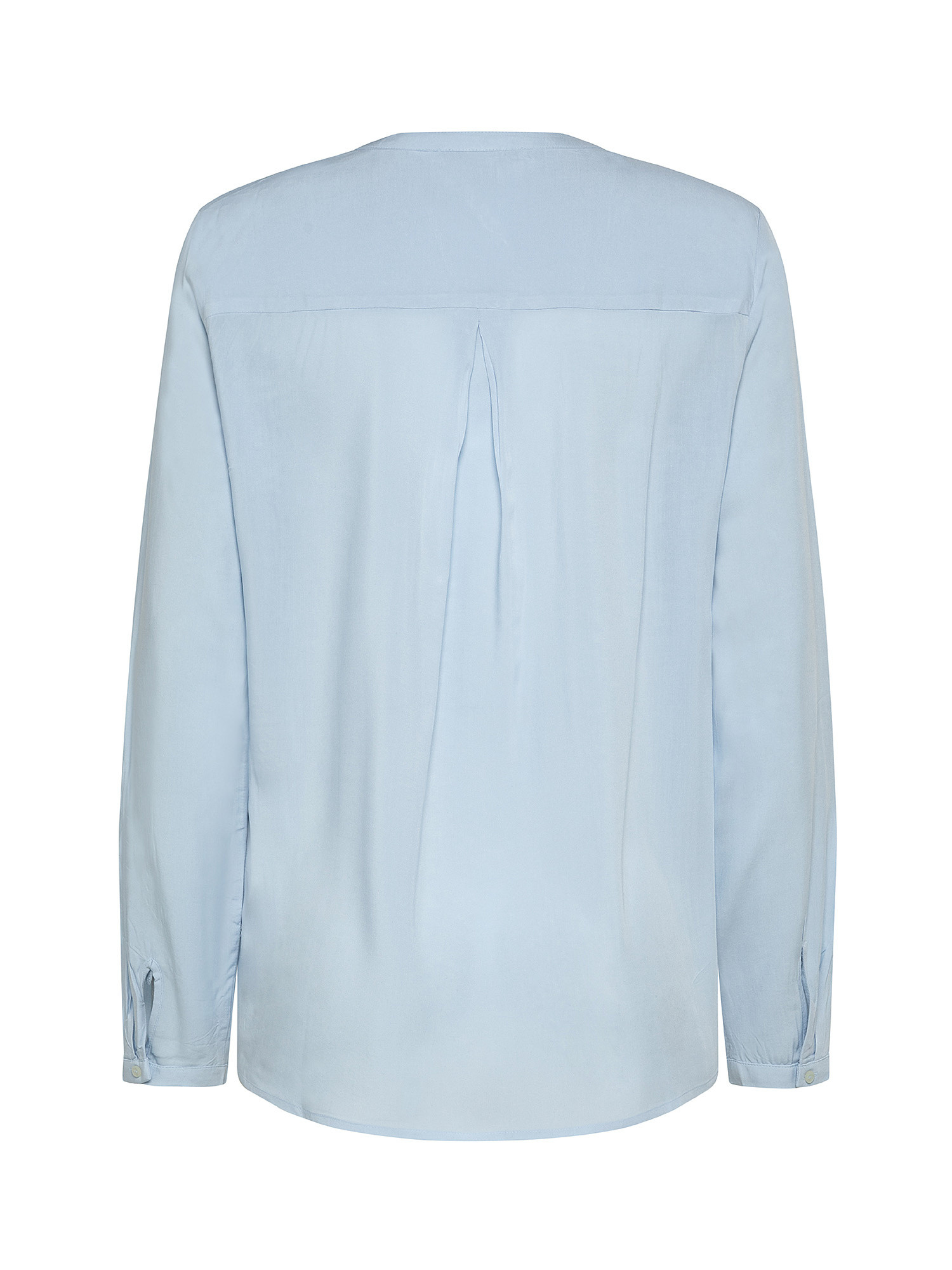 Blusa con maniche regolabili, Azzurro, large image number 1