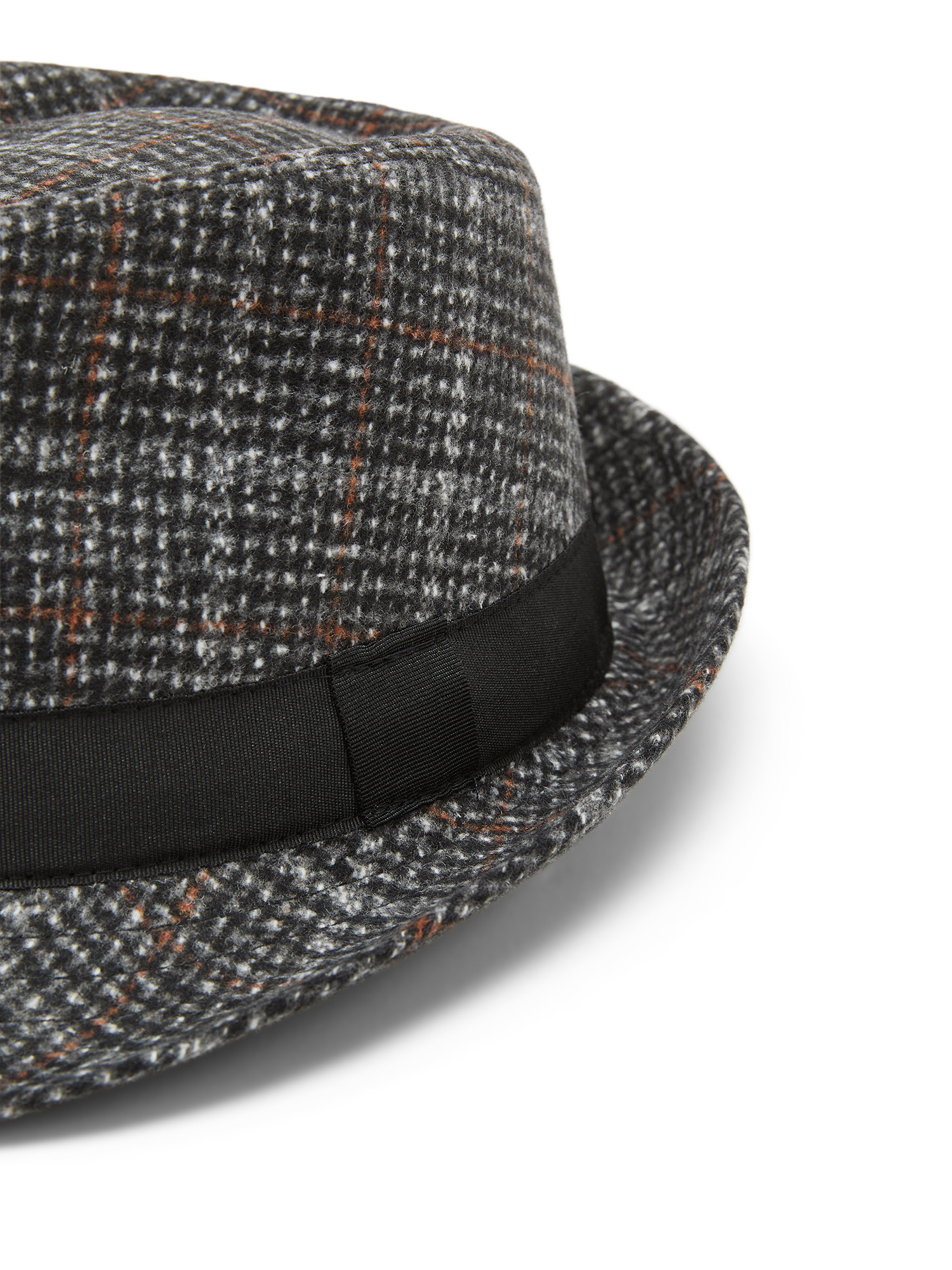 Luca D'Altieri - Tartan alpine hat, Black, large image number 1