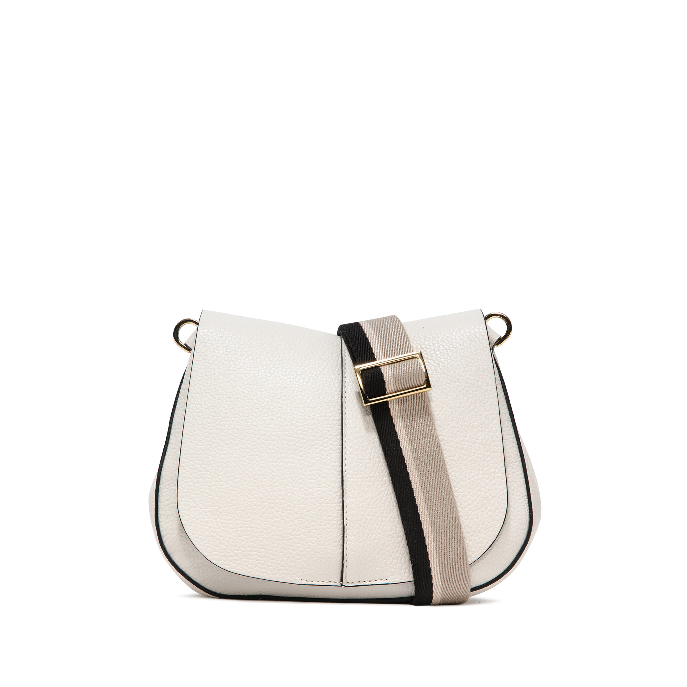 Gianni Chiarini - Helena Round bag in leather, White, large image number 1