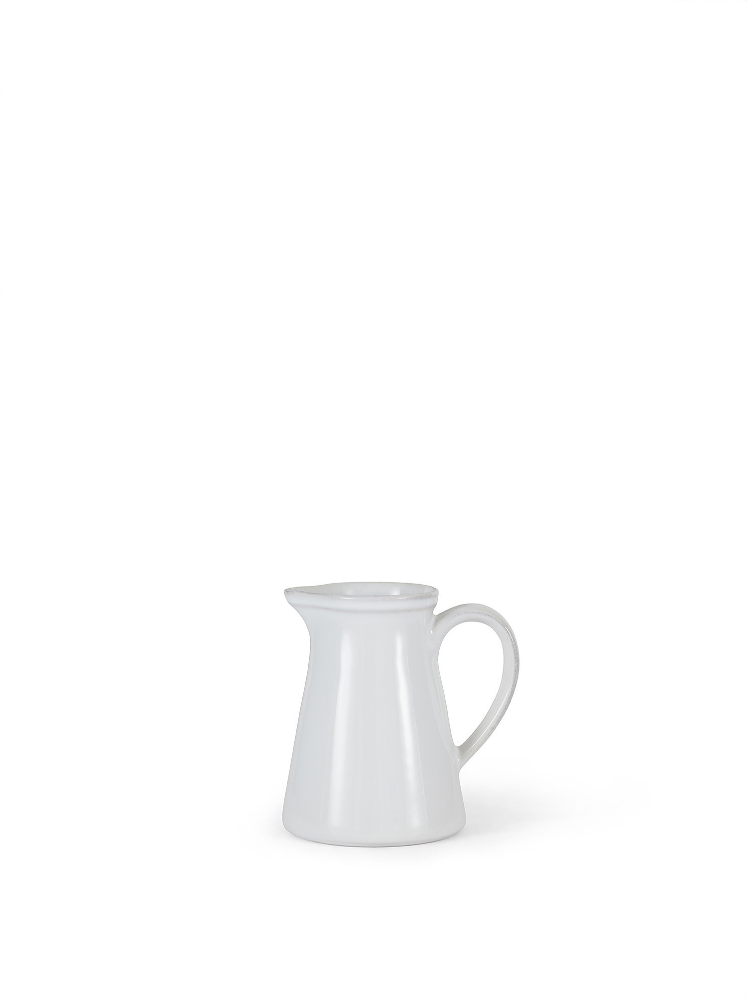 Friso ceramic milk jug, White, large image number 0