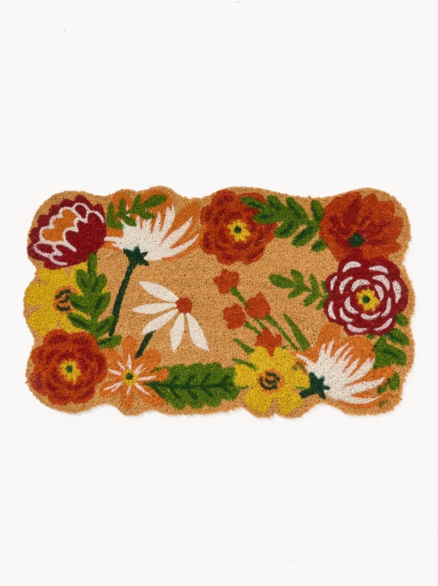 Zerbino in cocco con stampa fiorita - Prezzo di lancio