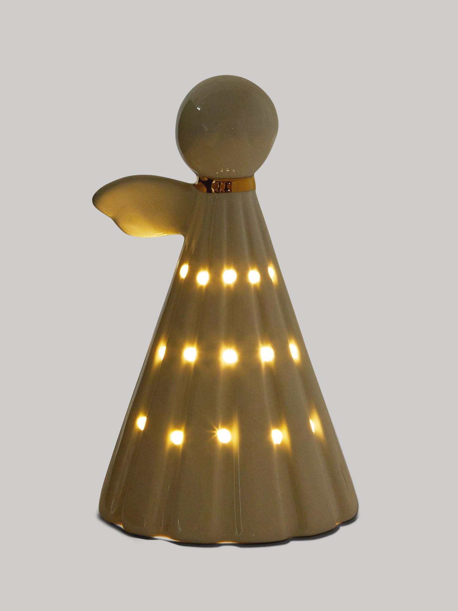 Decorazione in terracotta, Bianco, large image number 1