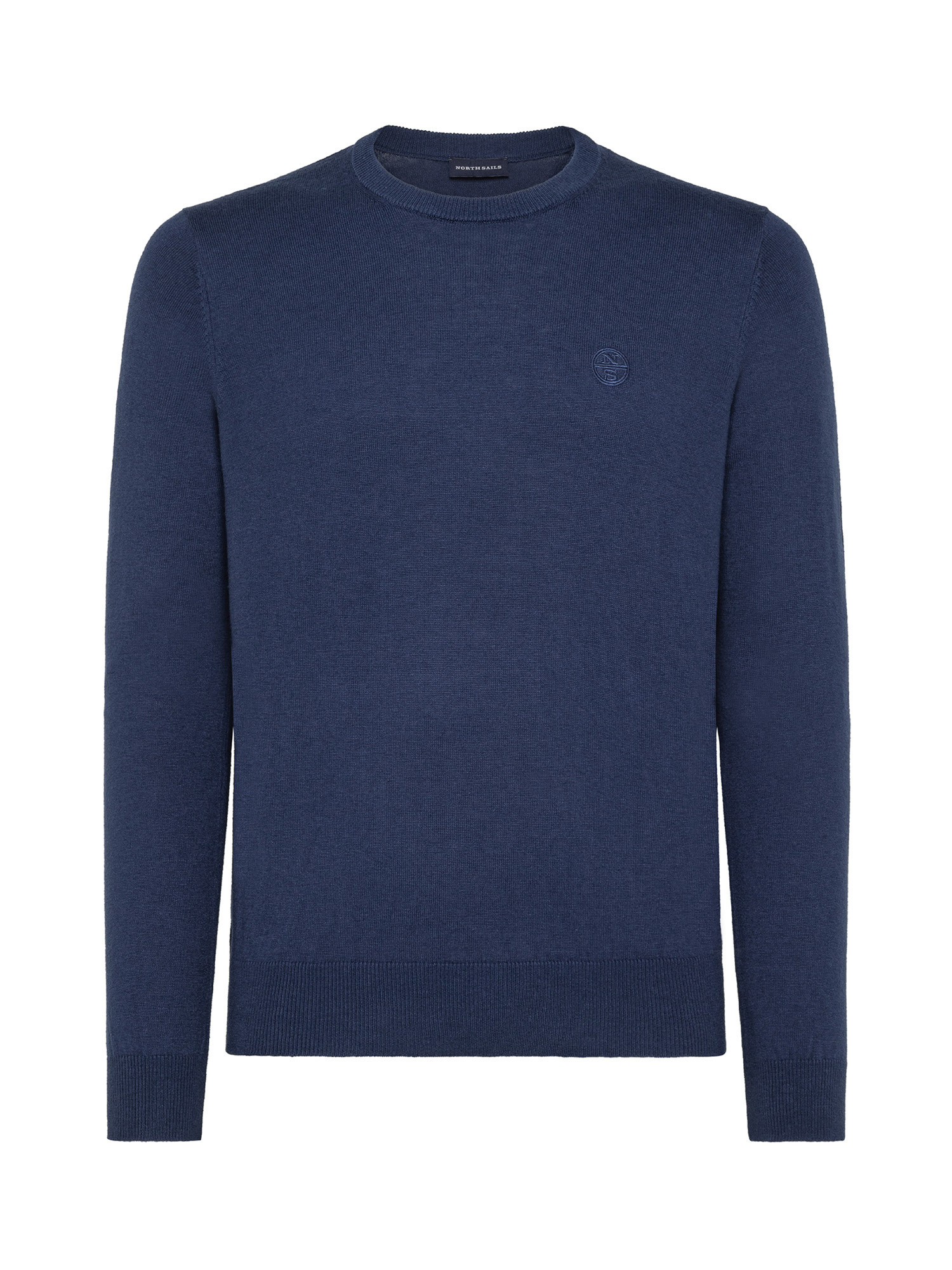 Organic cotton sweatshirt, Denim, large image number 0