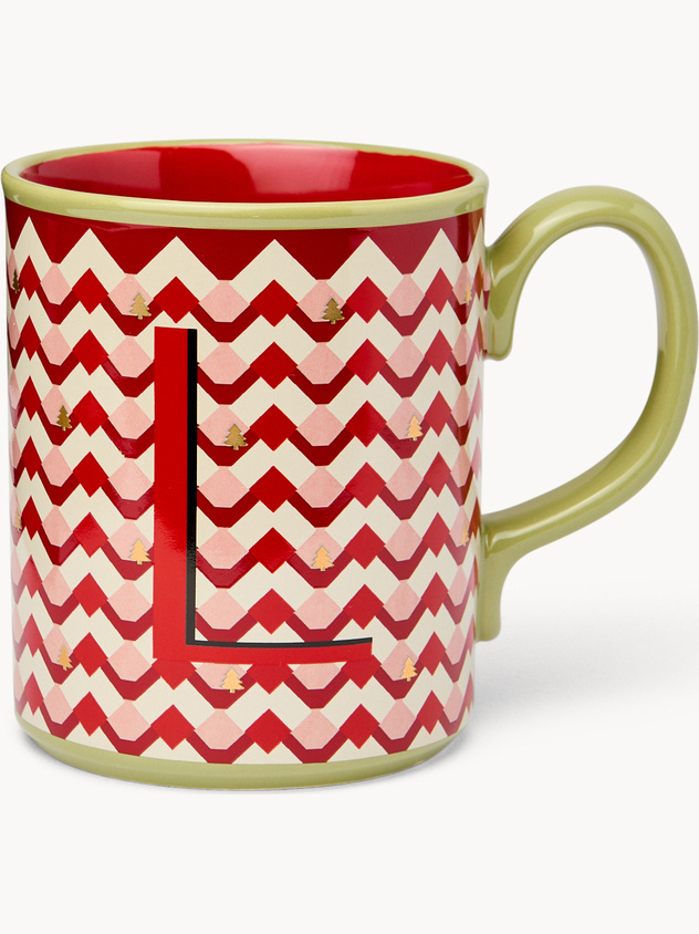 Ceramic mug letter L