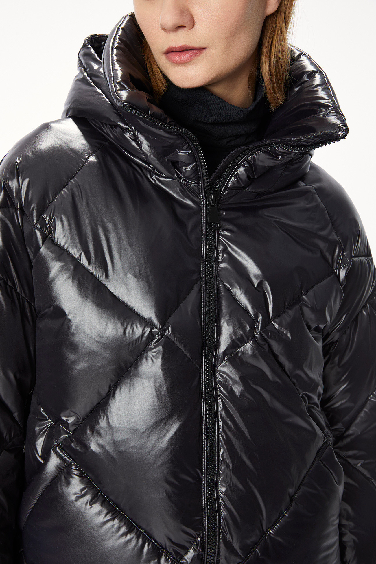 Oof Wear - Short oversized jacket with hood, Black, large image number 6