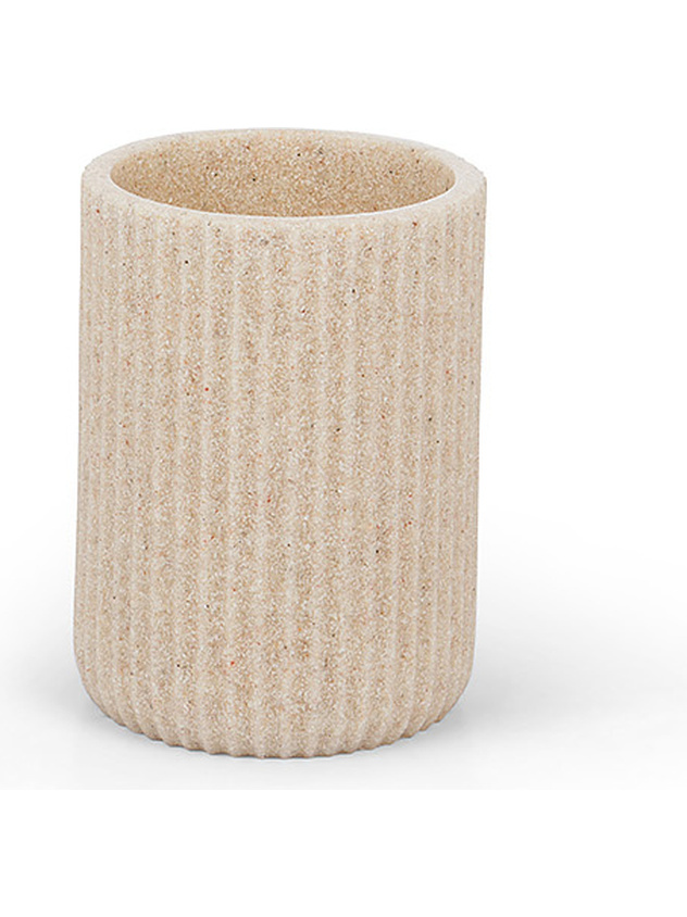 Portaspazzolini in poliresina rigato