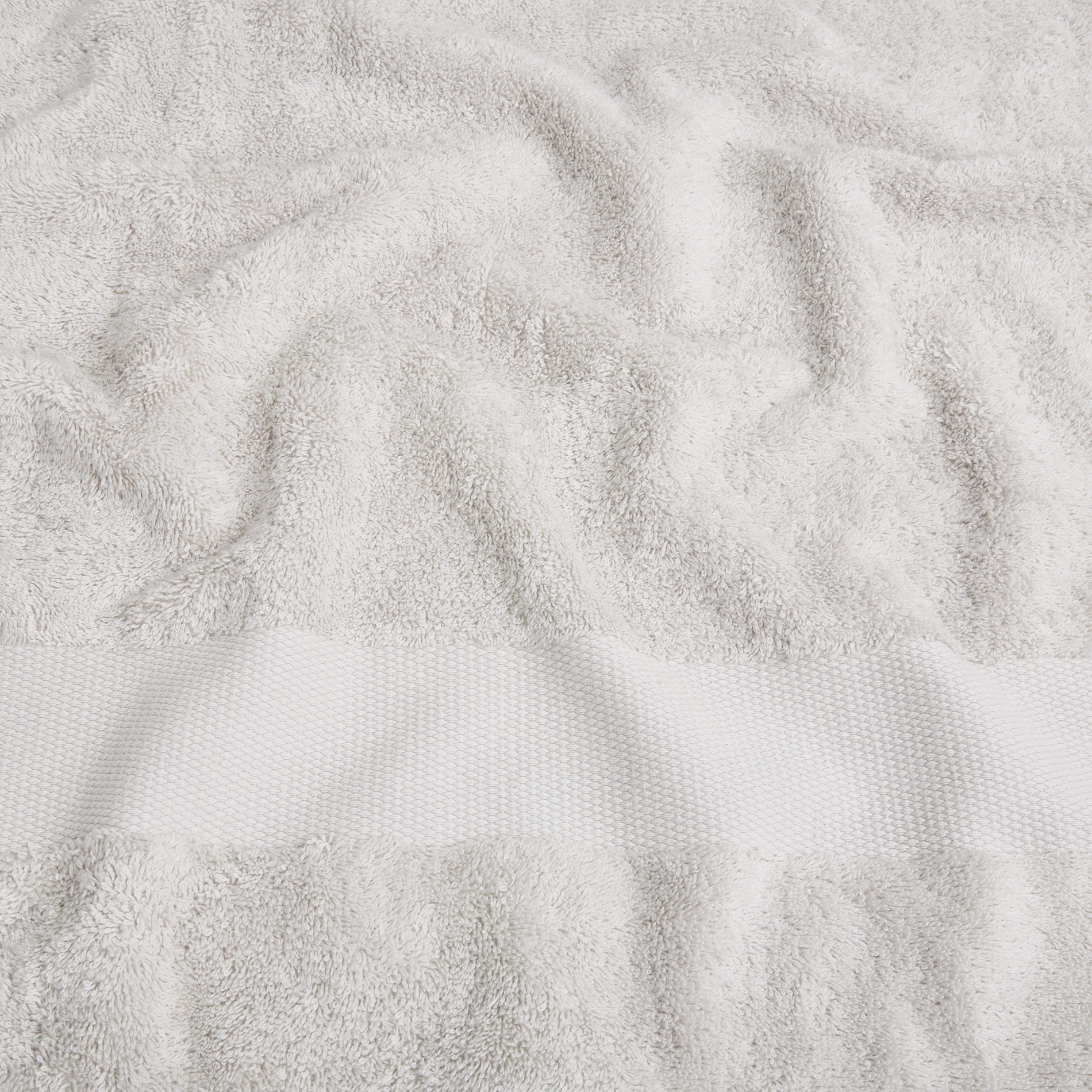 Zefiro pure cotton terry towel, Light Grey, large image number 3