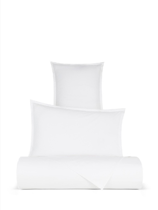 Zefiro smooth cotton percale sheet