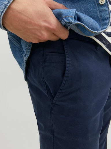 Jack & Jones - Pantaloni chino slim fit, Blu, large image number 6