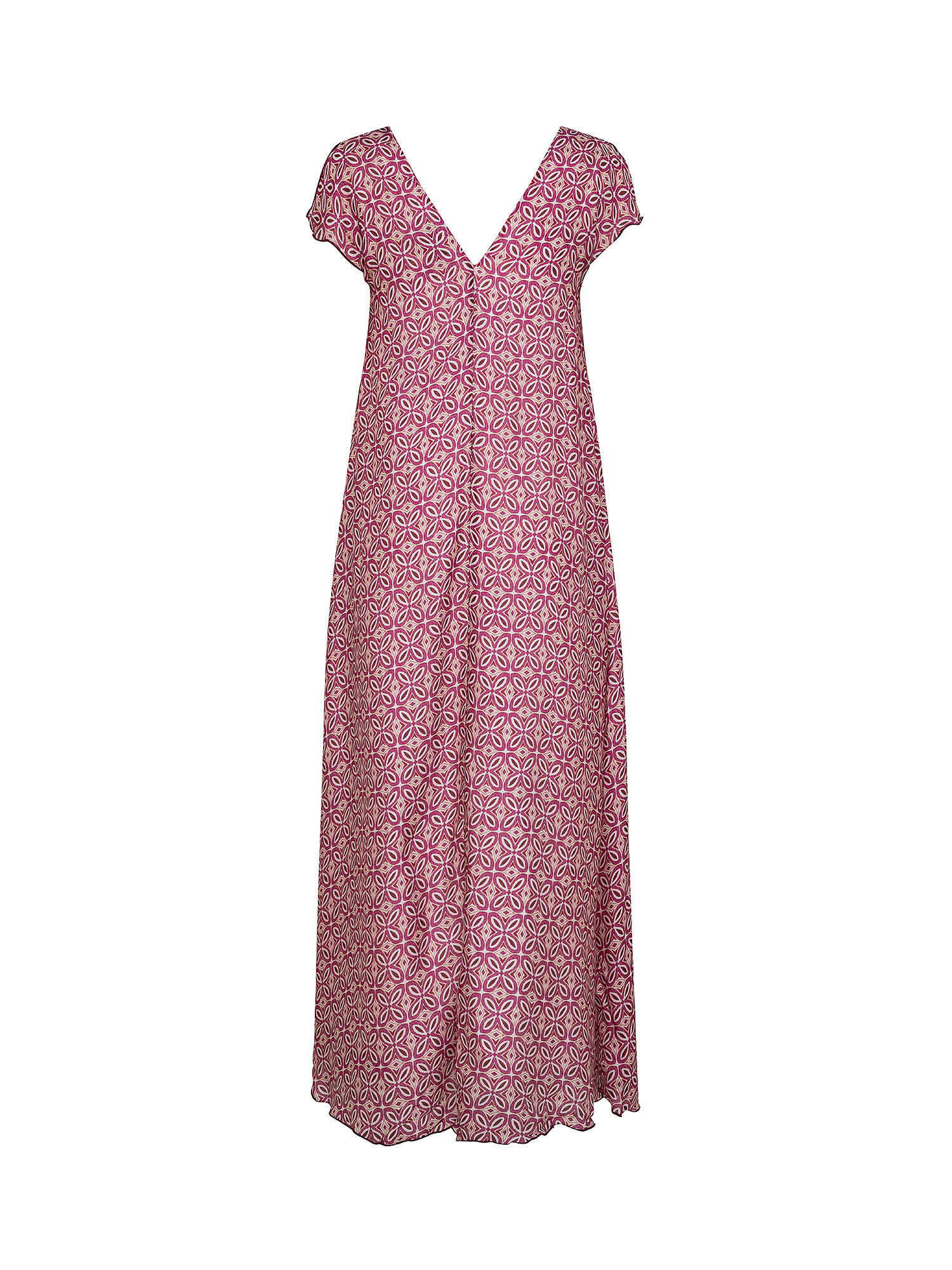Printed long dress, Pink, large image number 1