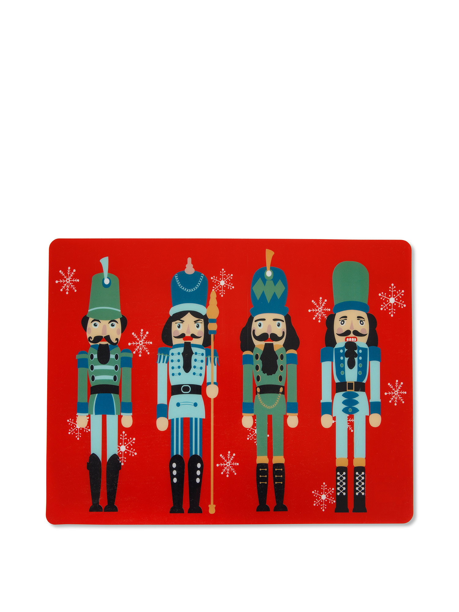 Nutcracker plastic placemat, Red, large image number 0