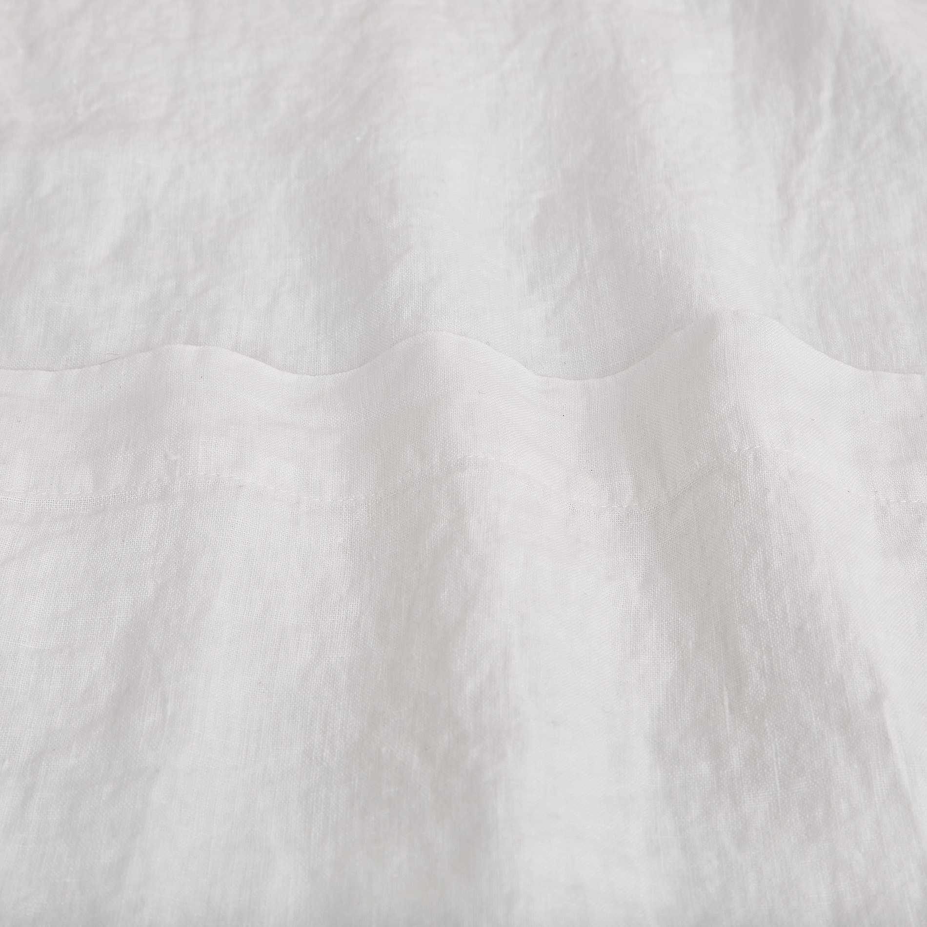 Plain flat sheet in 145 g linen, White 2, large image number 3