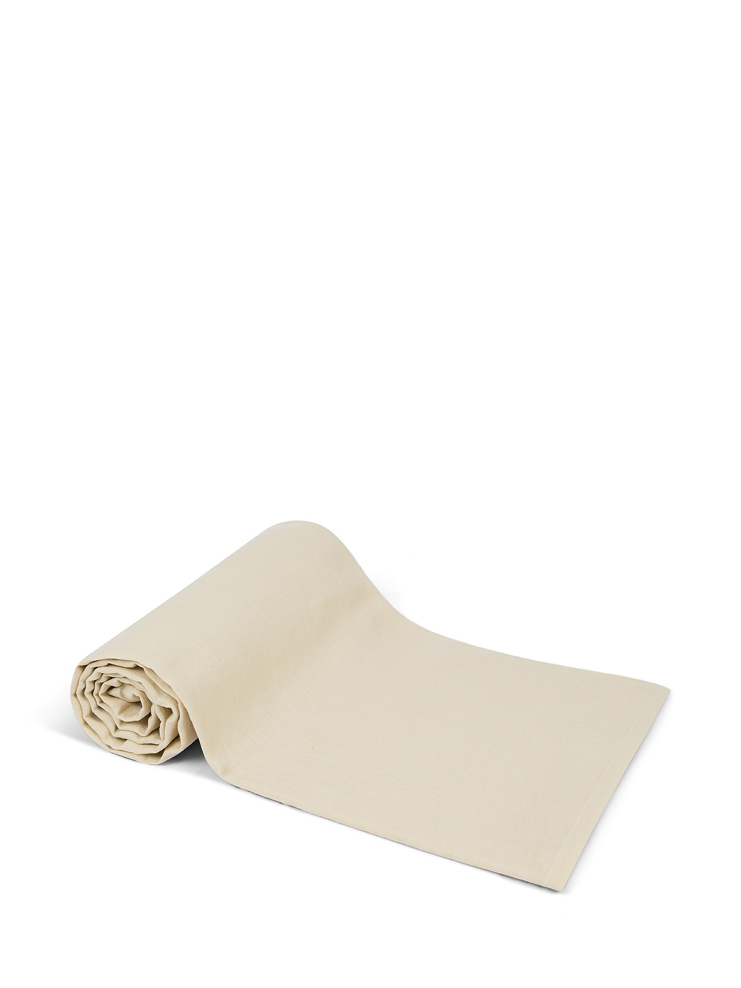 Linen furnishing cloth, White Ivory, large image number 0