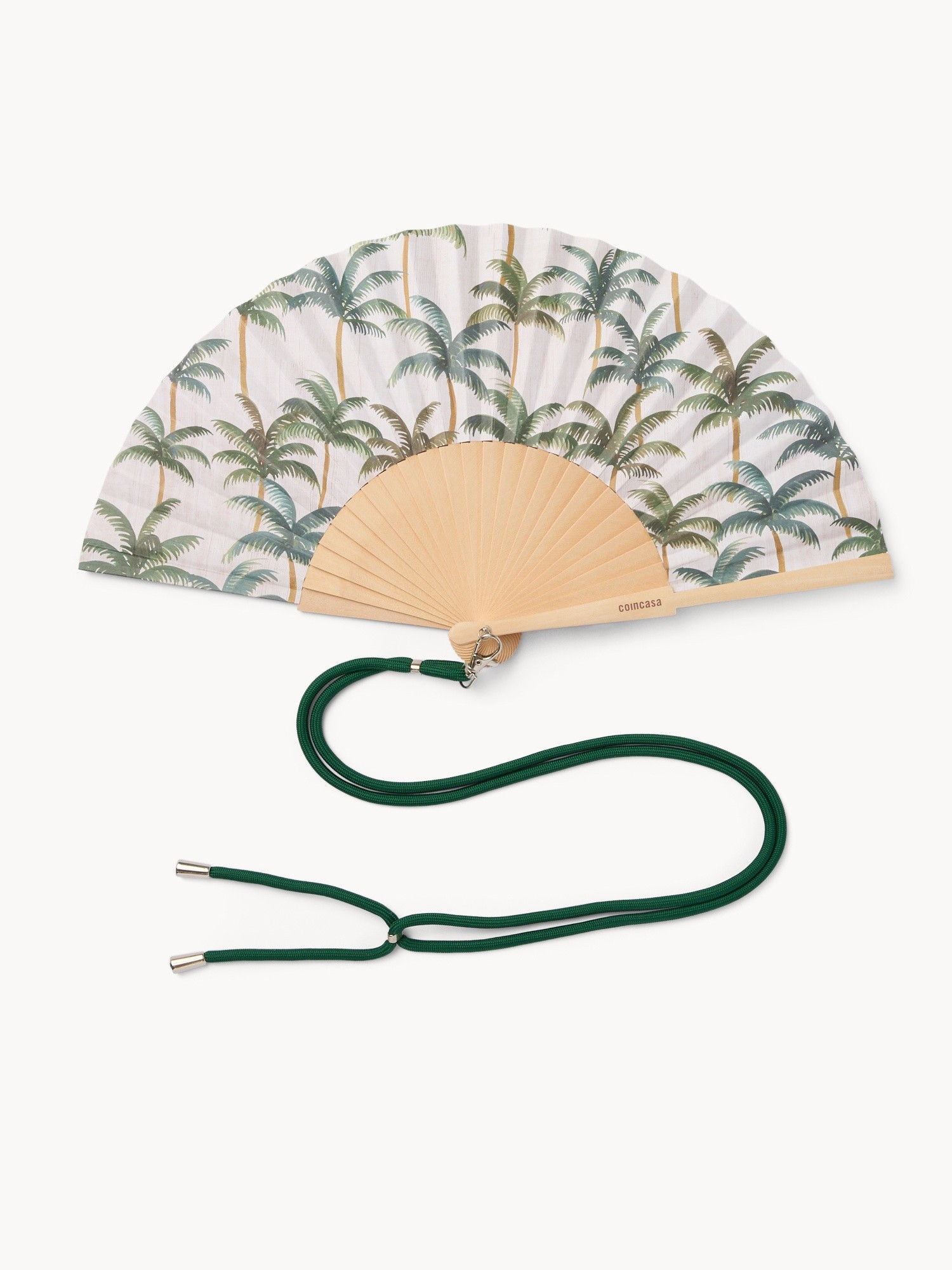 Palm Tree Fan - Discounted price, Verde/Naturale, large image number 0