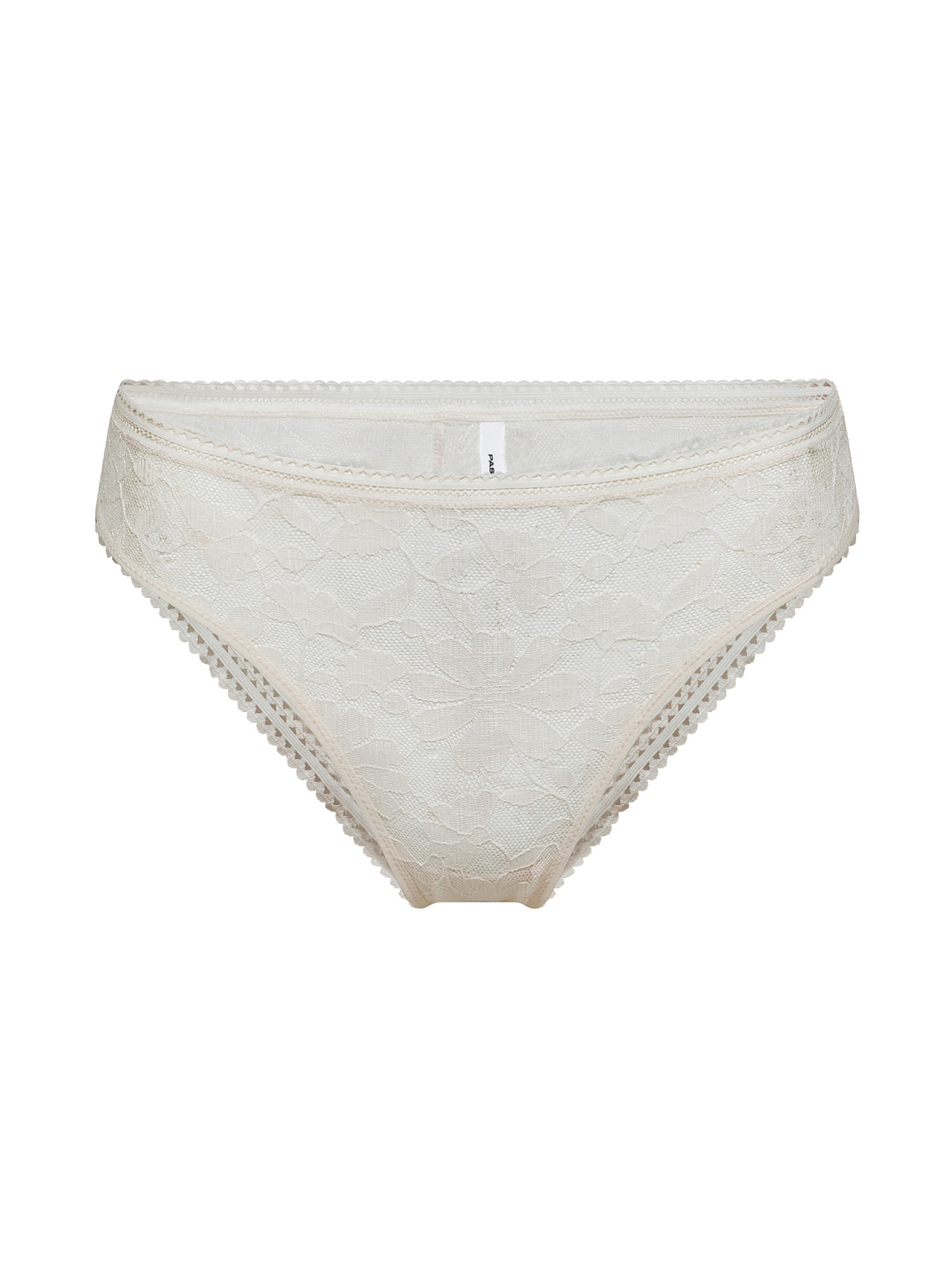 Lace thong, White Cream, large image number 0