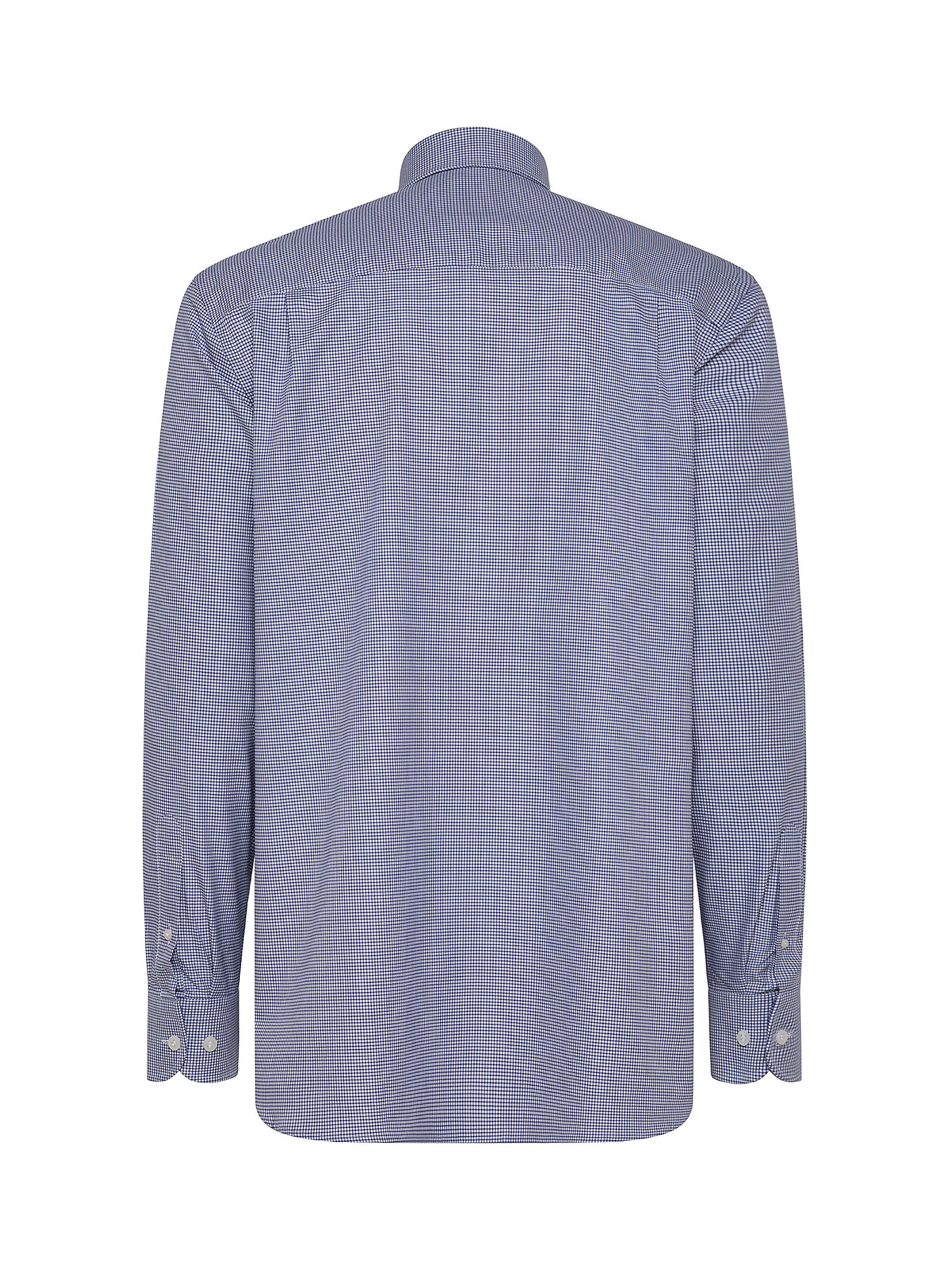 Camicia regular fit cotone popeline, Blu, large image number 1