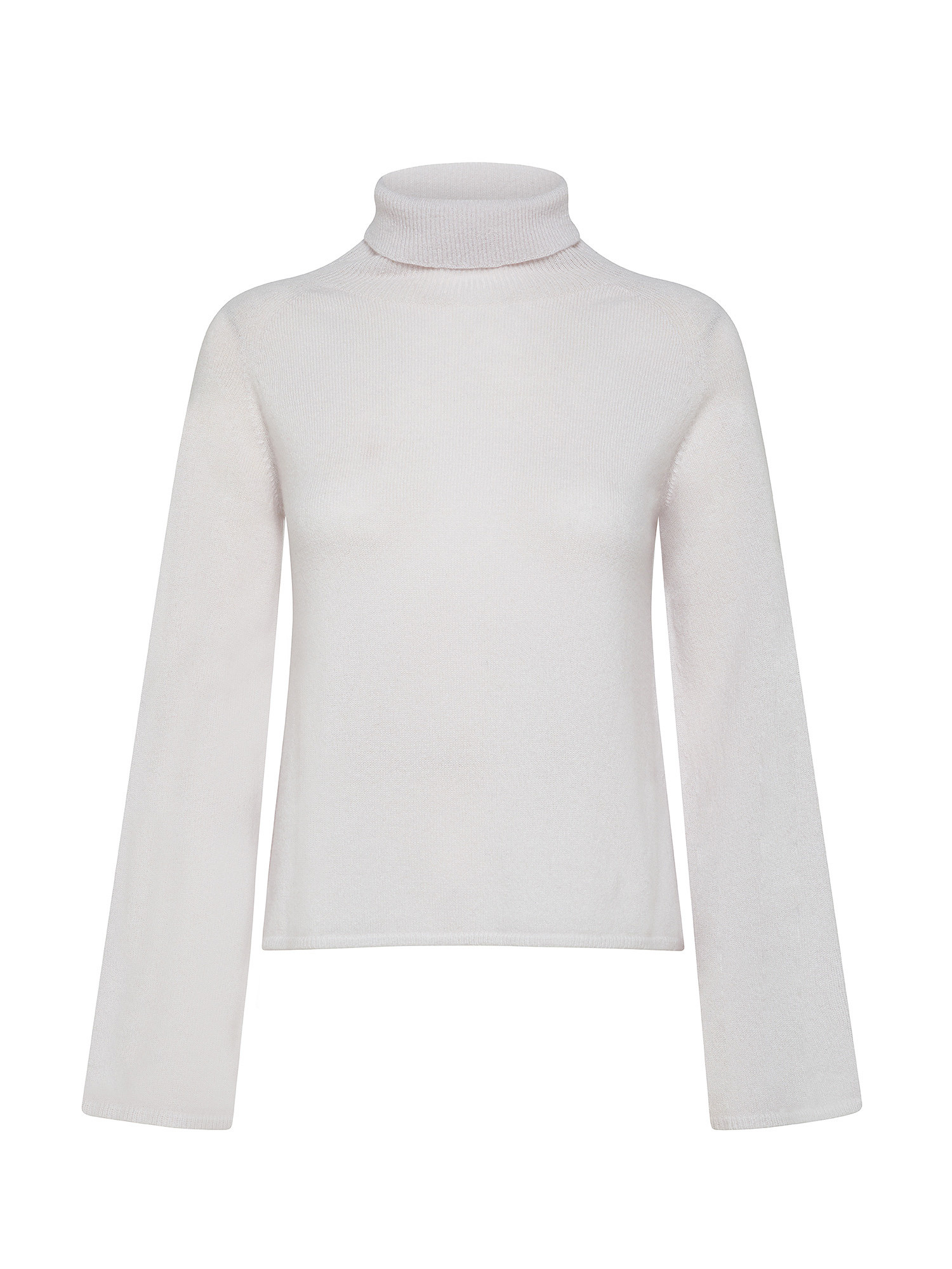 Coin Cashmere - Turtleneck in pure premium cashmere, White, large image number 0