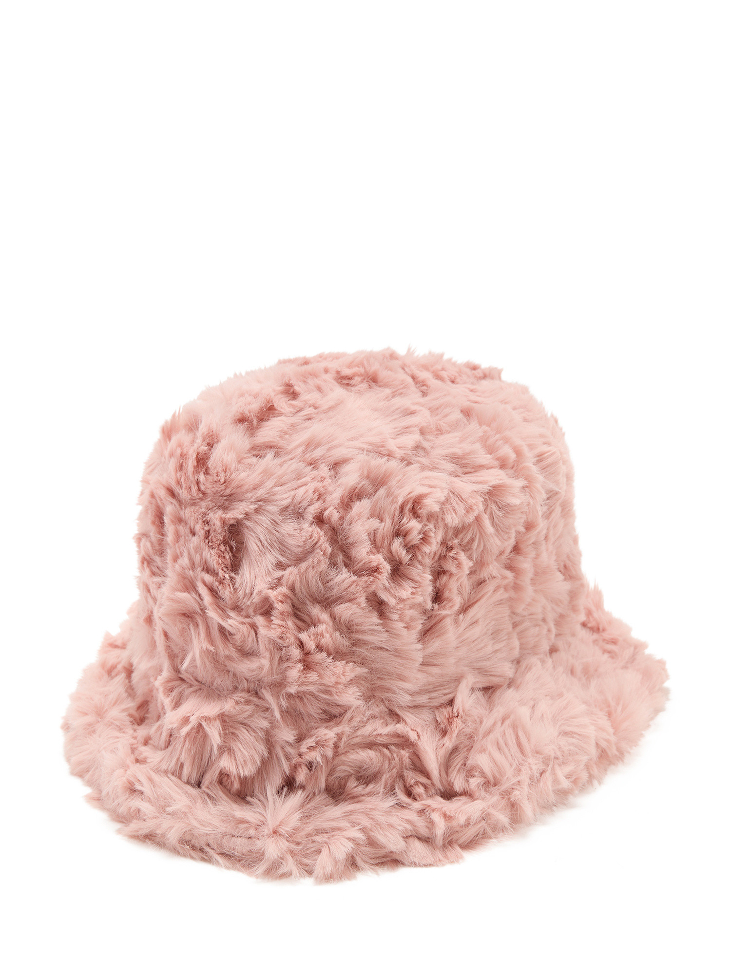 Koan - Eco fur cloche hat, Pink, large image number 0