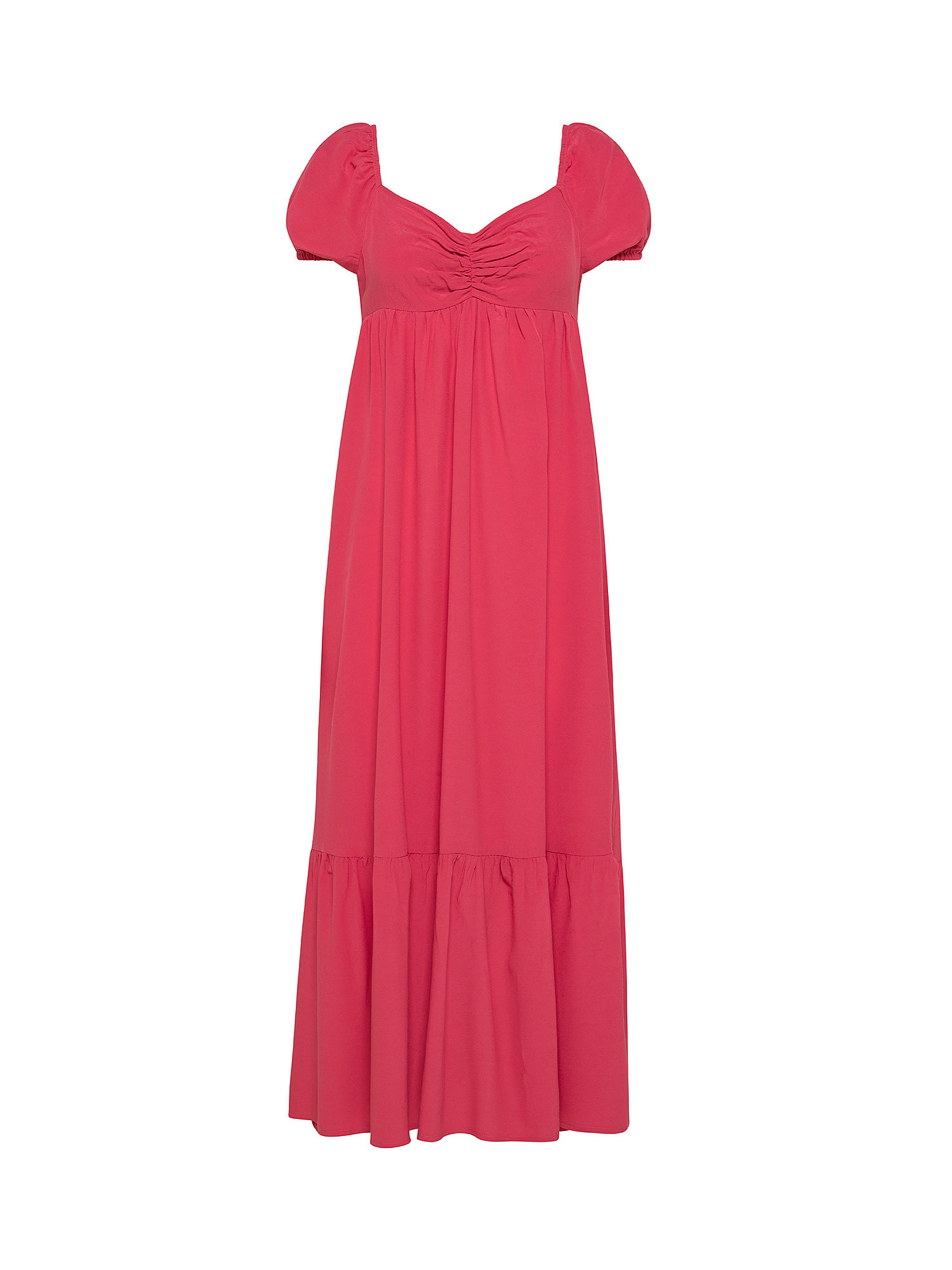Pepe Jeans - Long flowing dress, Coral Red, large image number 0