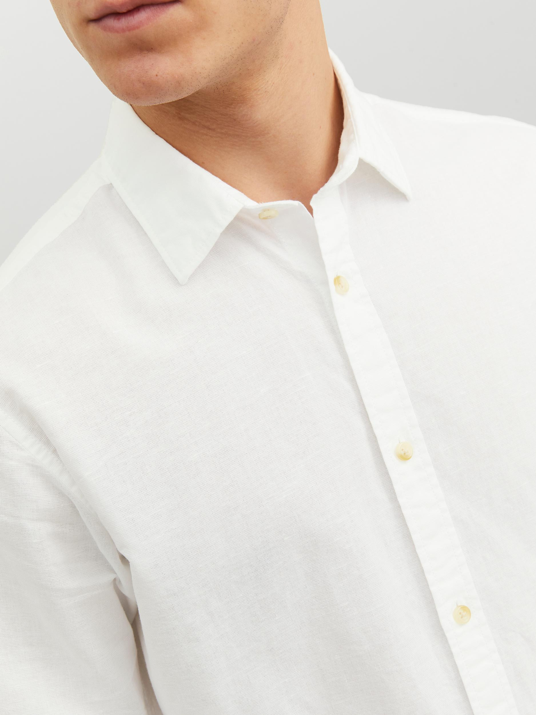 Jack & Jones - Slim fit shirt, White, large image number 6
