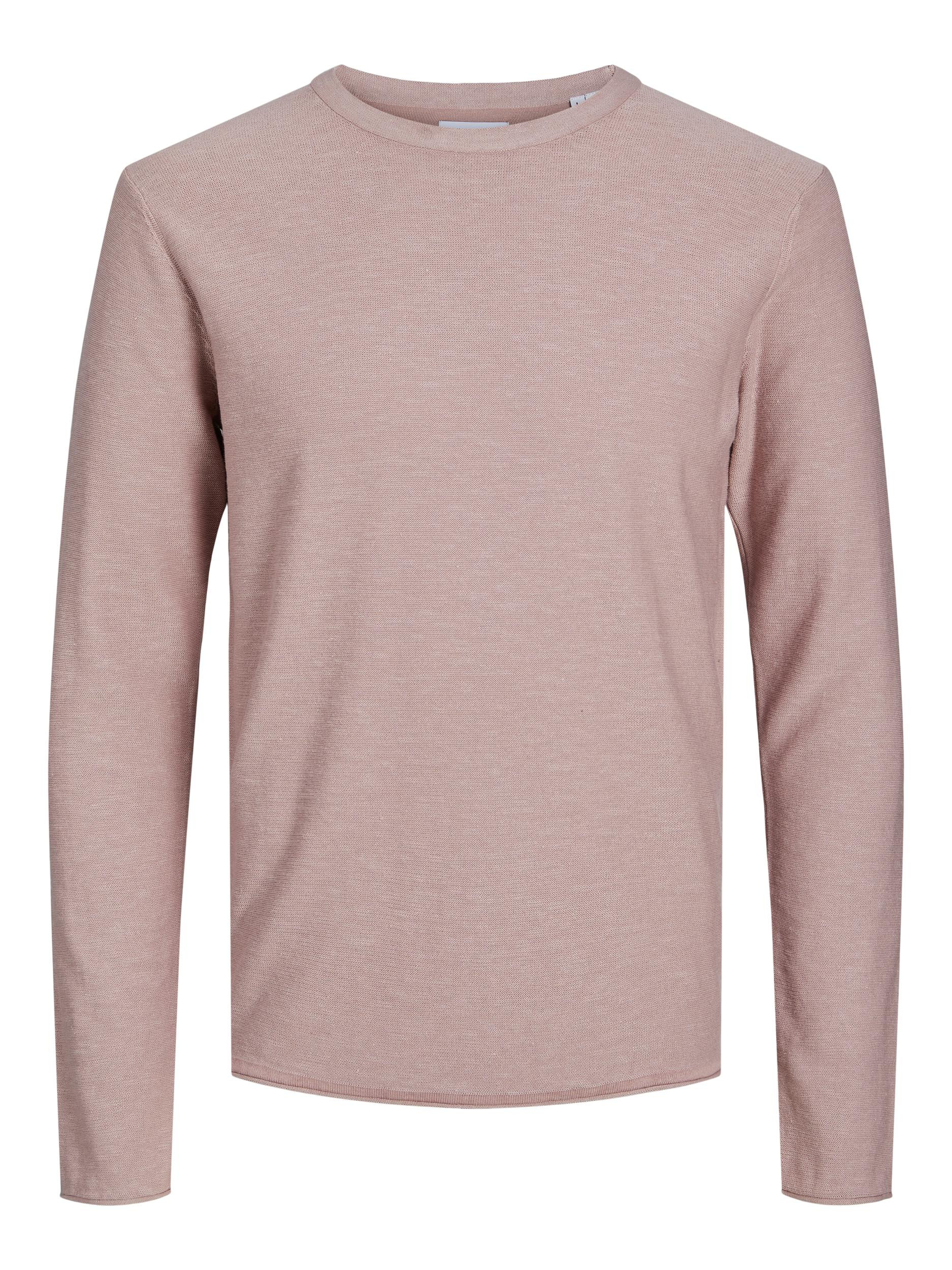 Jack & Jones - Linen blend pullover, Antique Pink, large image number 0