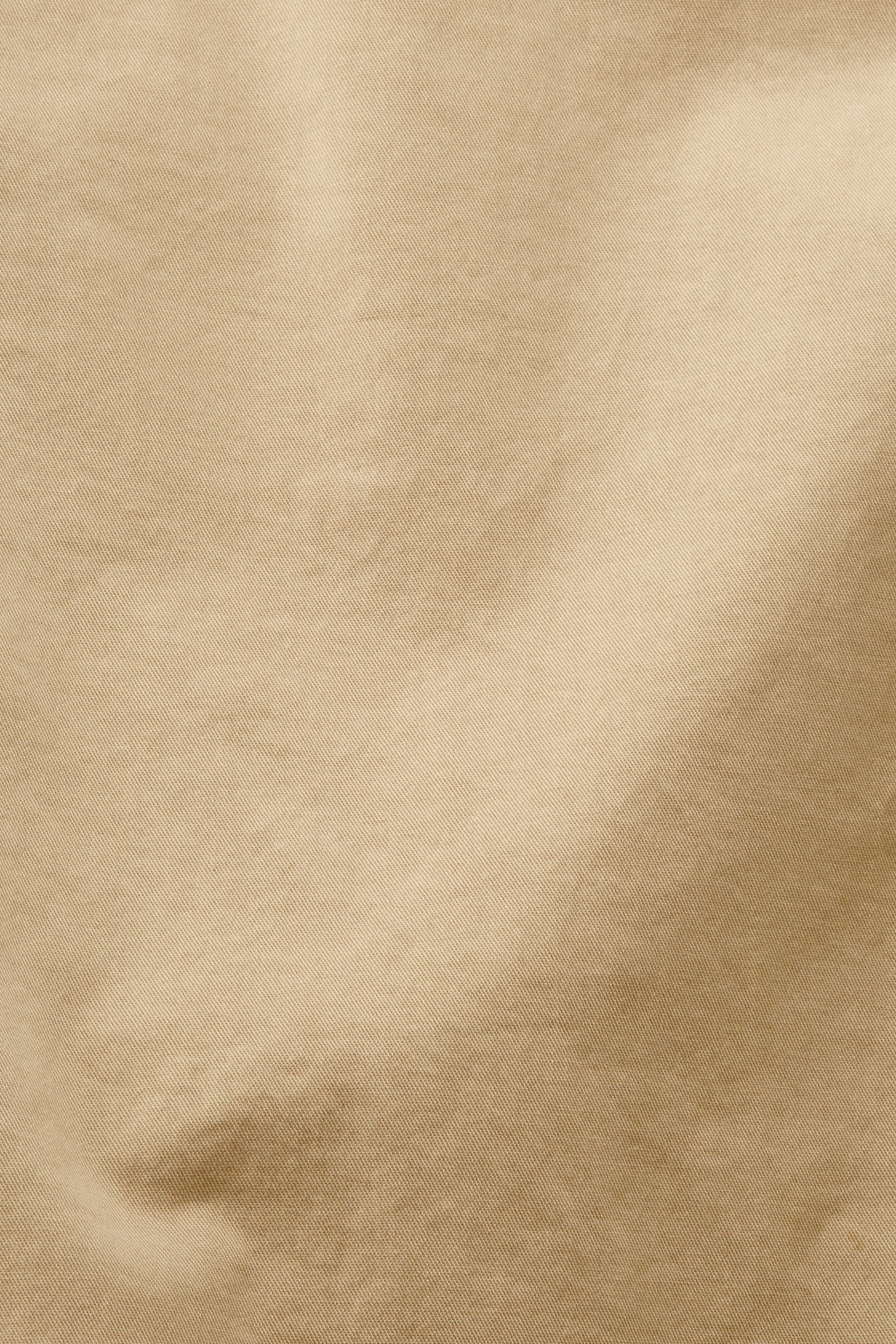 Esprit - Pantaloni chino cropped con cintura, Sabbia, large image number 3