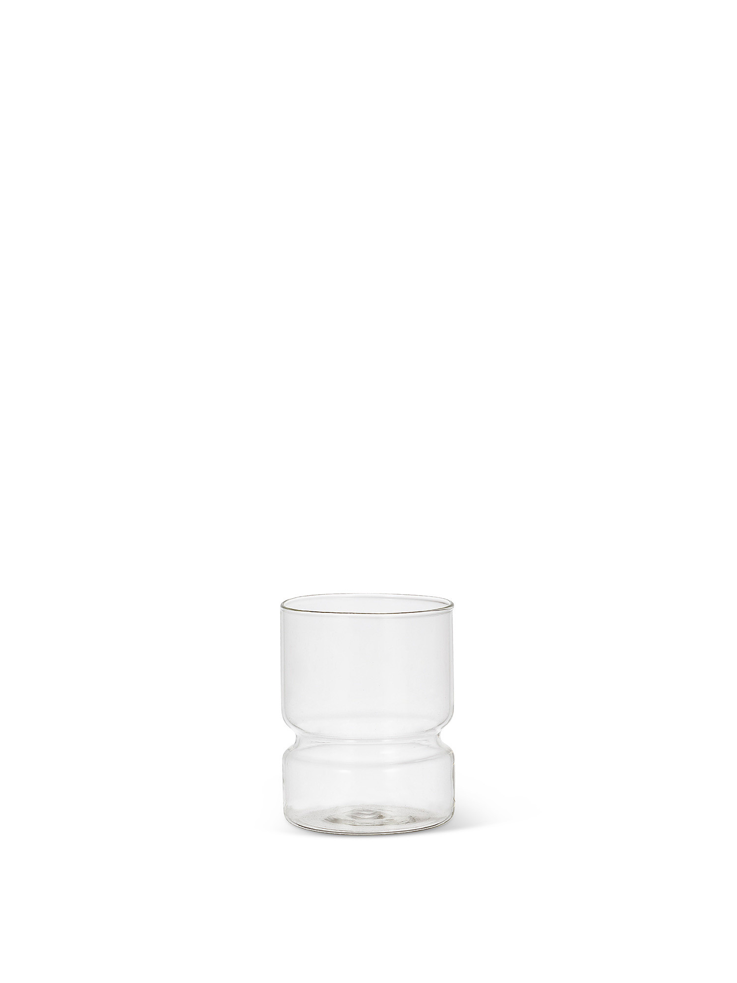 Bicchiere vetro borosilicato, Trasparente, large image number 0