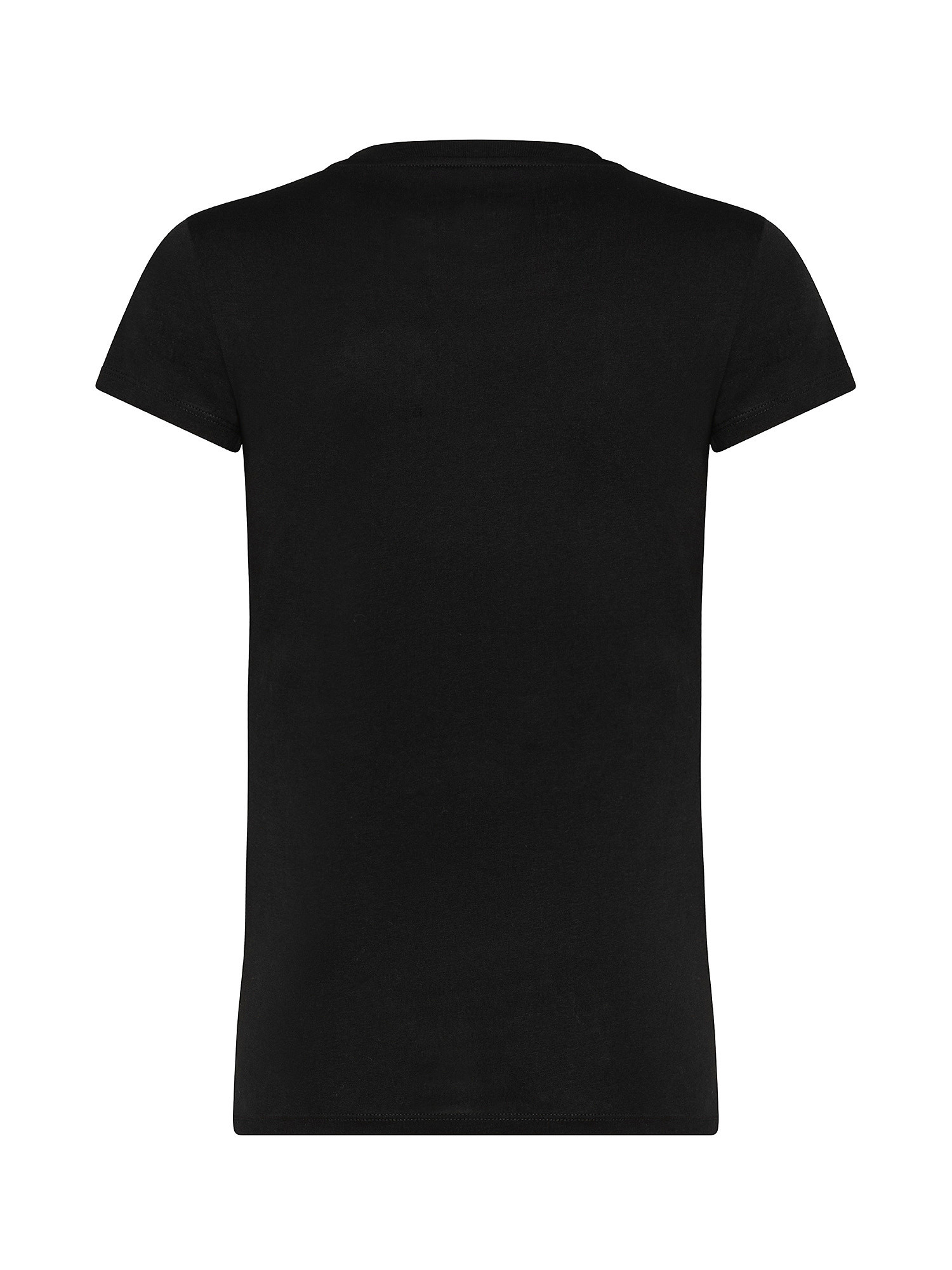 T-shirt with print, Black, large image number 1