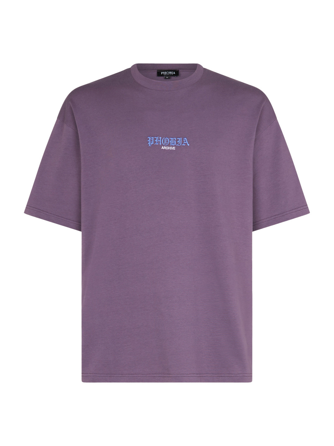 Phobia - Cotton T-shirt with print, Purple, large image number 0