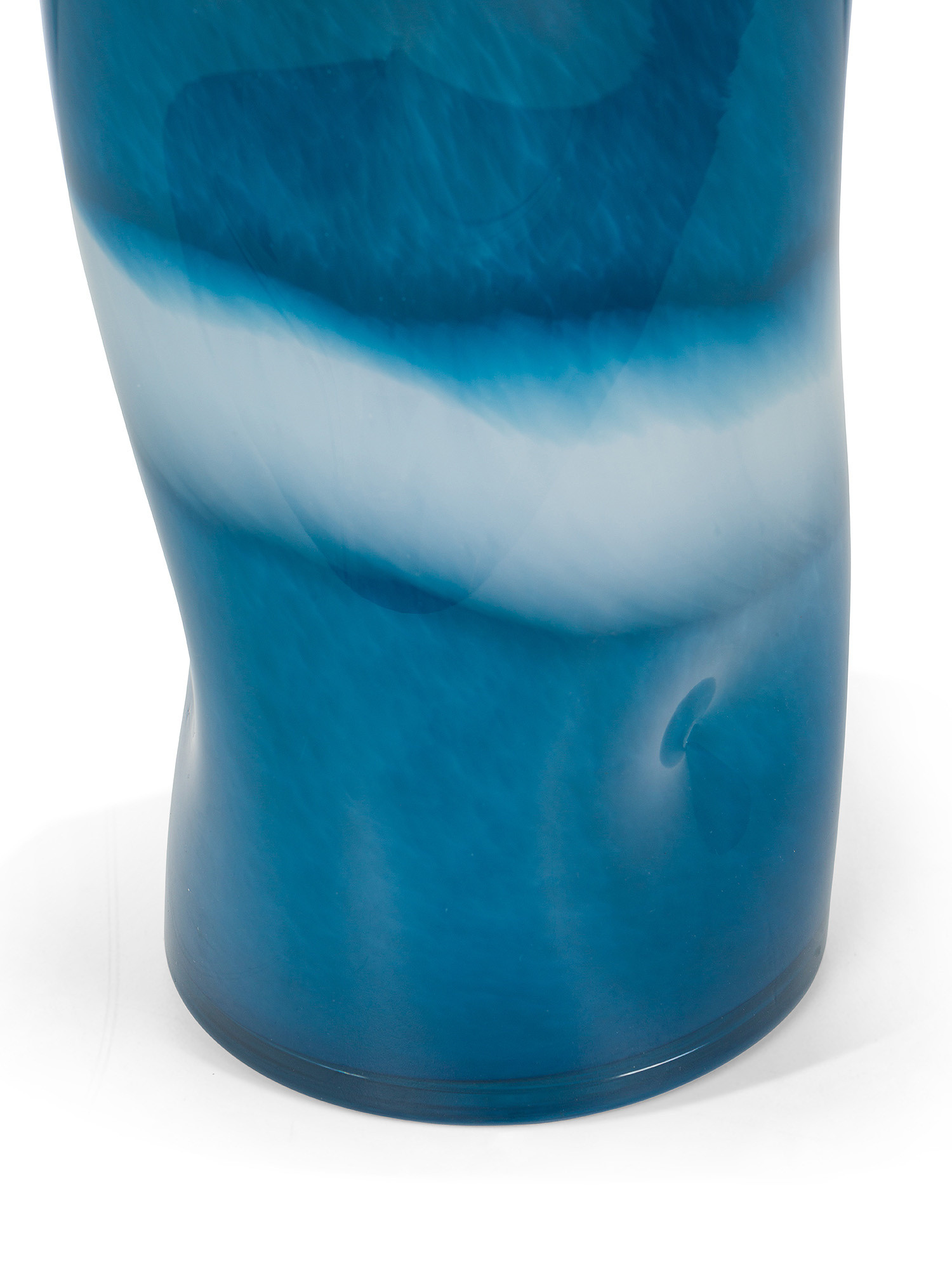 Vaso in vetro colorato in pasta, Azzurro, large image number 1