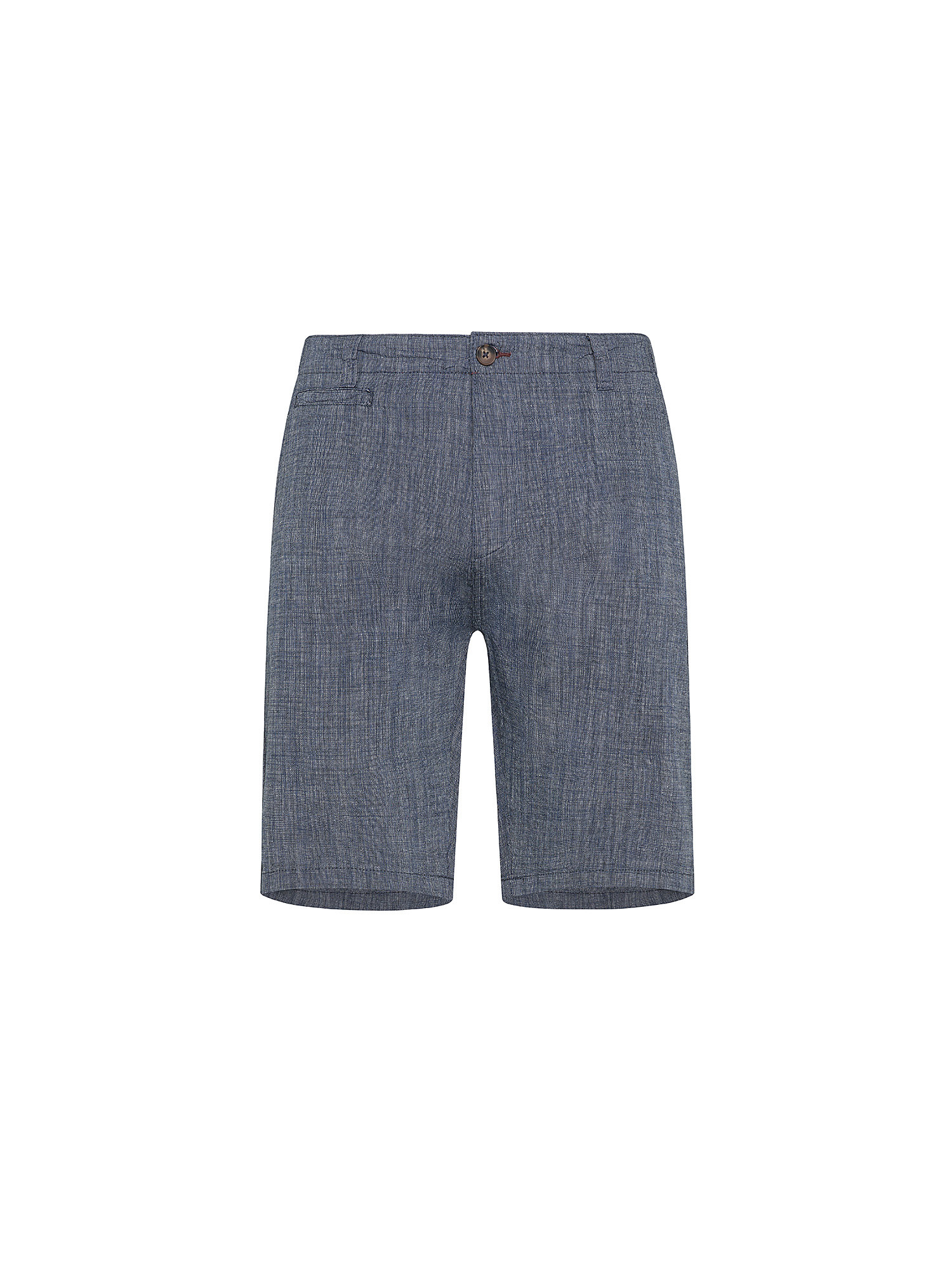 JCT - Chino bermuda in pure cotton, Dark Blue, large image number 0