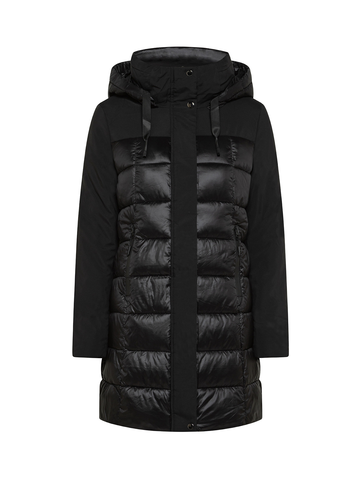 Koan - Hooded down jacket, Black, large image number 0