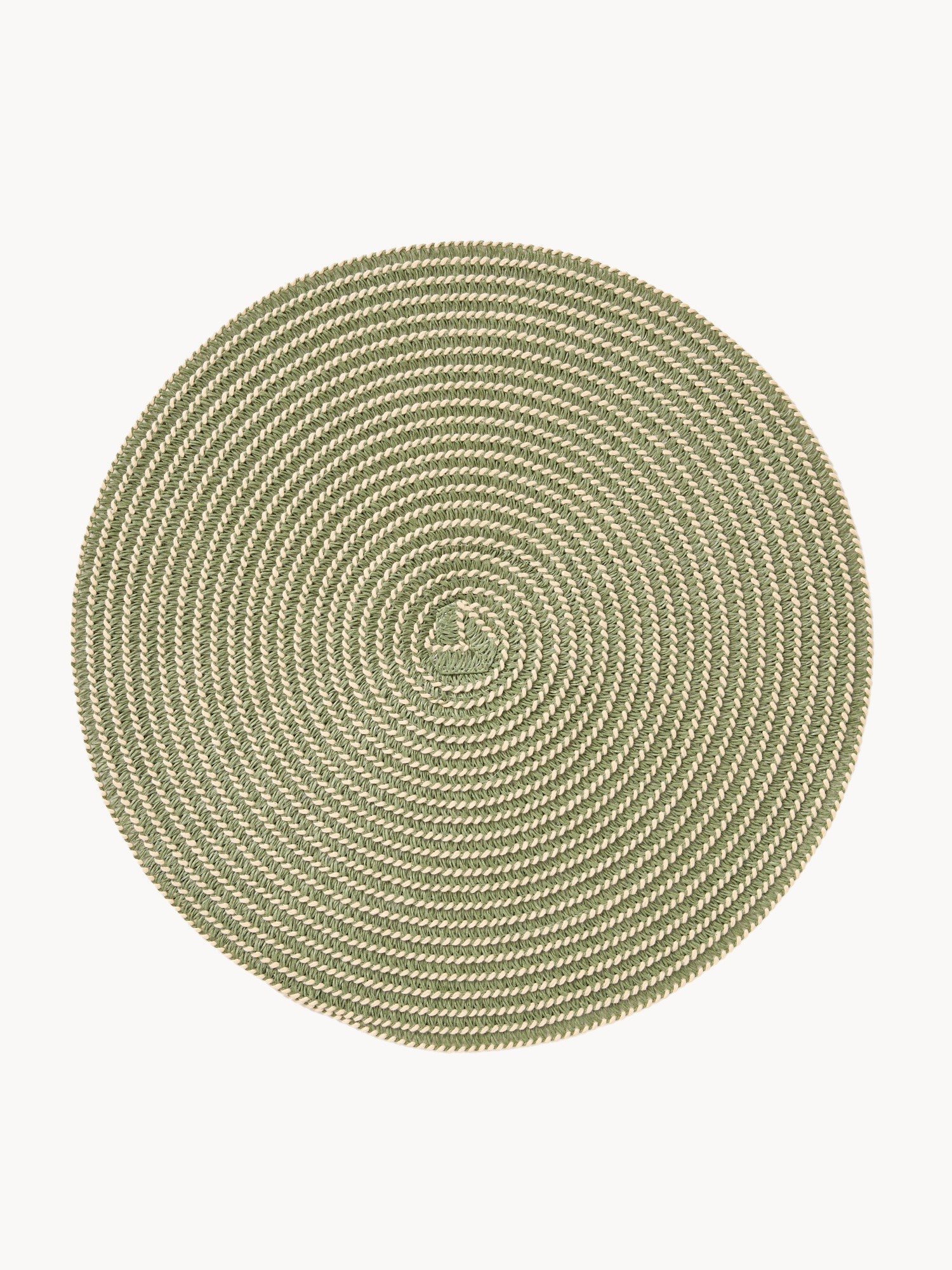 Two-tone woven placemat, Green, large image number 0