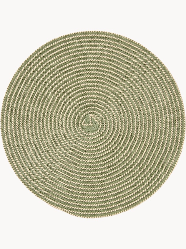 Two-tone woven placemat
