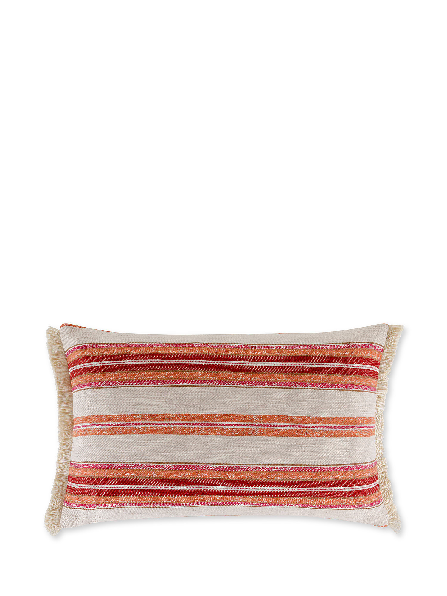 Striped jacquard cushion 35x55cm, Multicolor, large image number 0