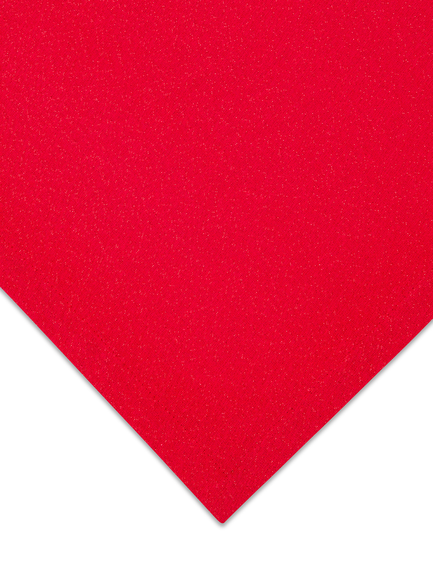 Tovaglia cotone con fili lurex, Rosso, large image number 1