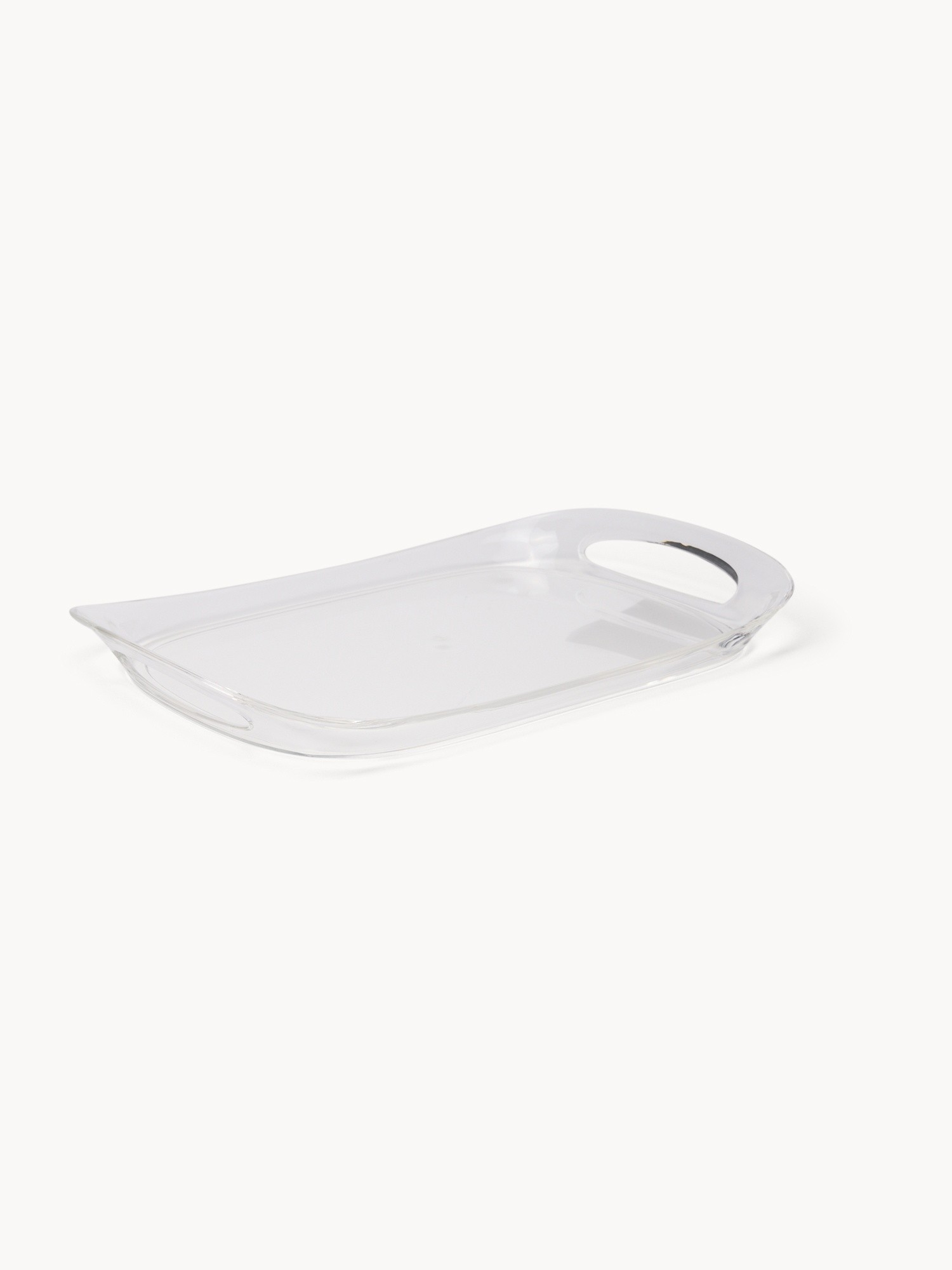 Rectangular Clam-Shaped Tray - Introductory Price, Transparent, large image number 0