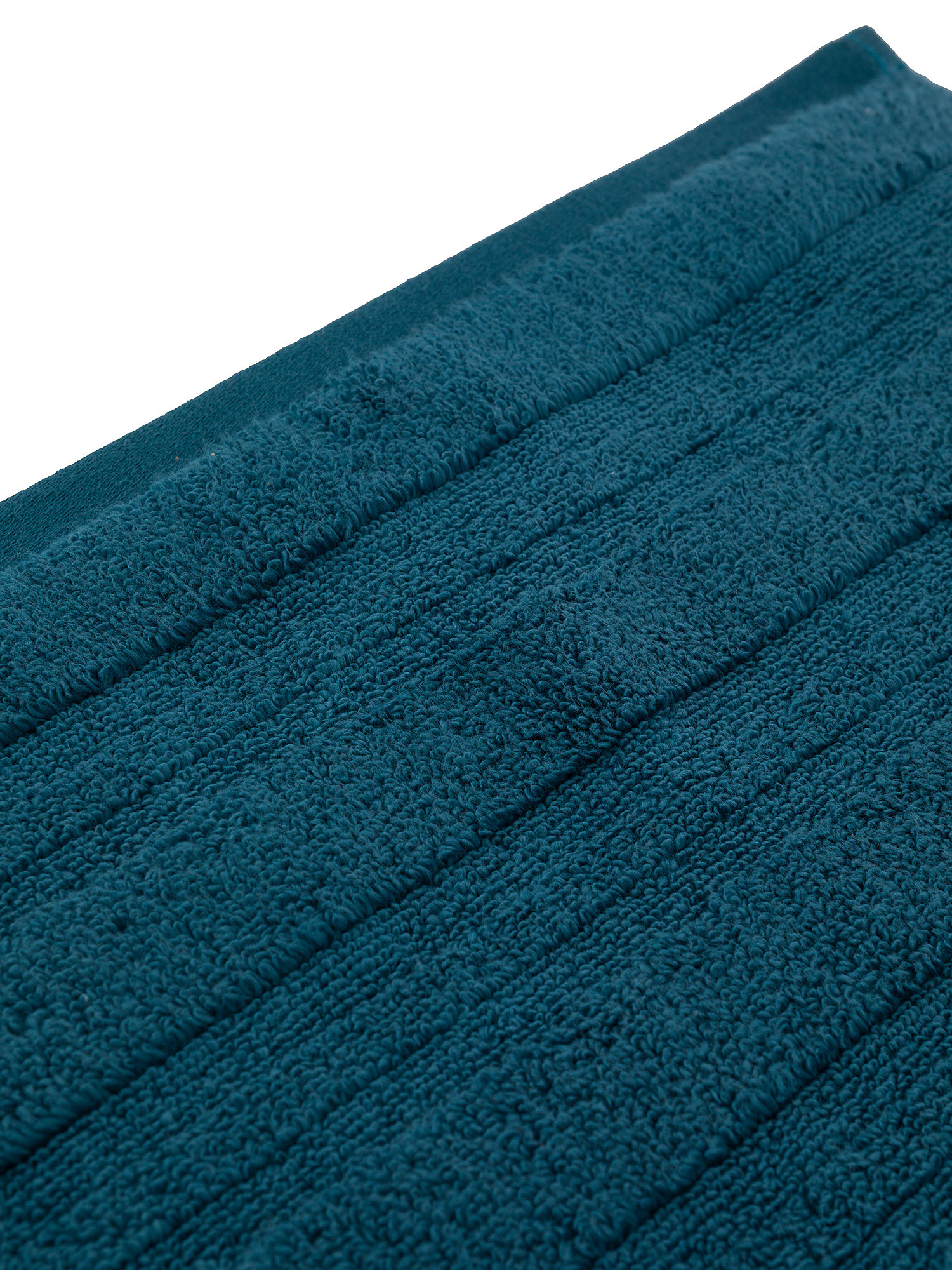 Zefiro Gold solid color 100% cotton towel, Blue, large image number 2