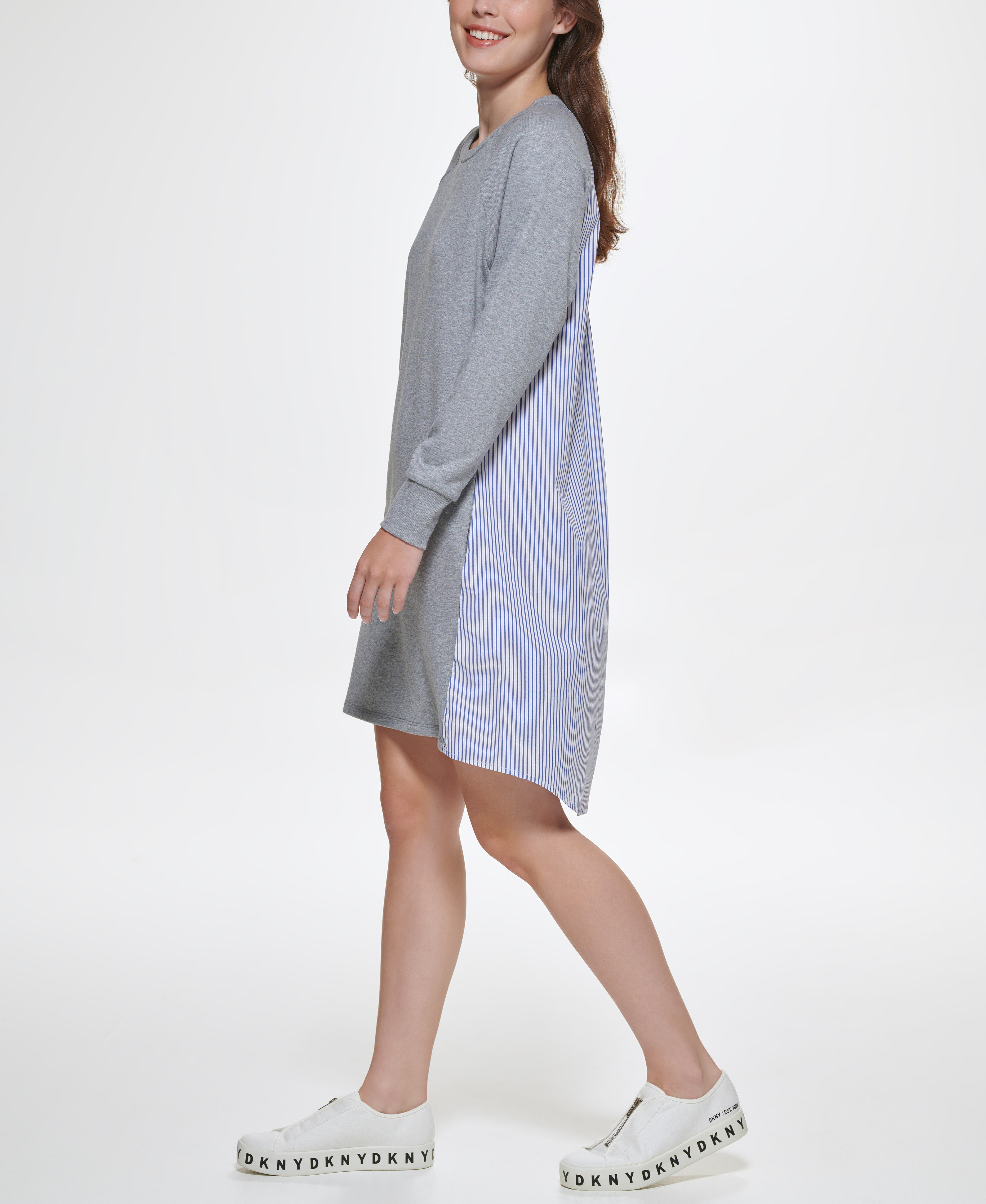 Knitted dress, Grey, large image number 3